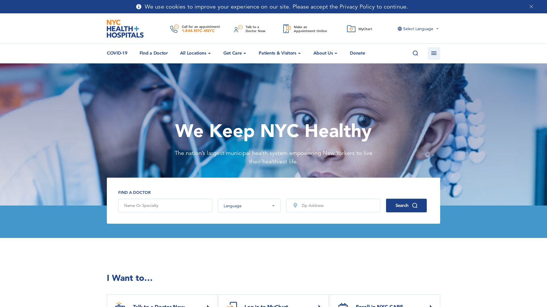 Webseitenstatus nychealthandhospitals.org ist   ONLINE
