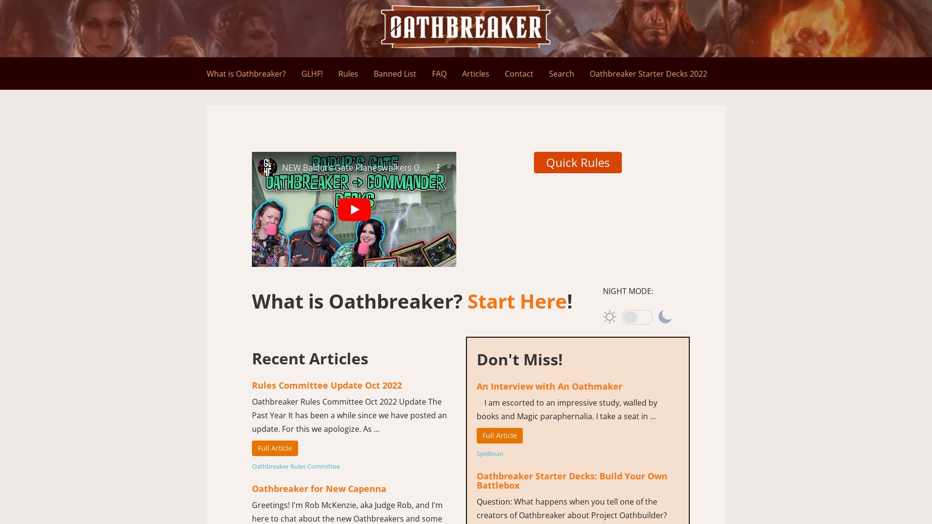 Webseitenstatus oathbreakermtg.org ist   ONLINE