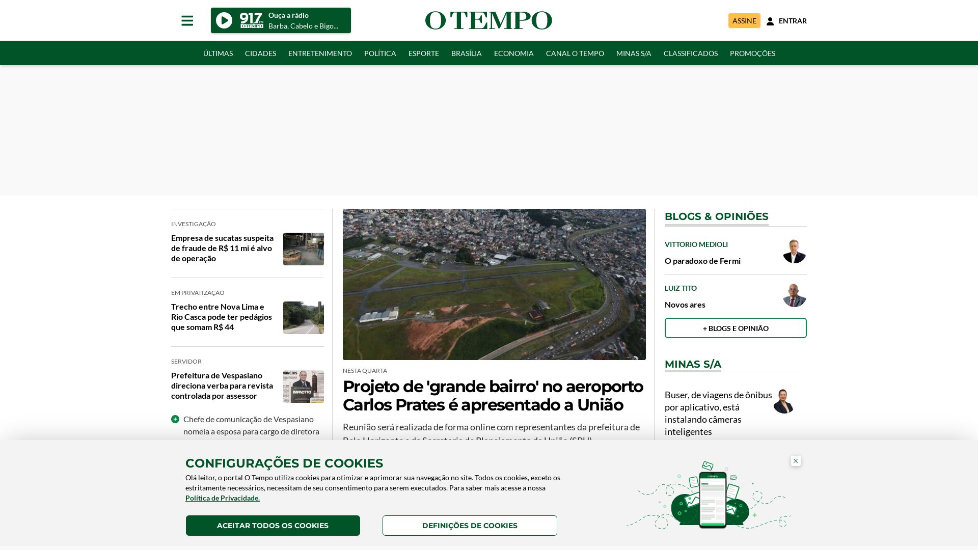 Webseitenstatus otempo.com.br ist   ONLINE