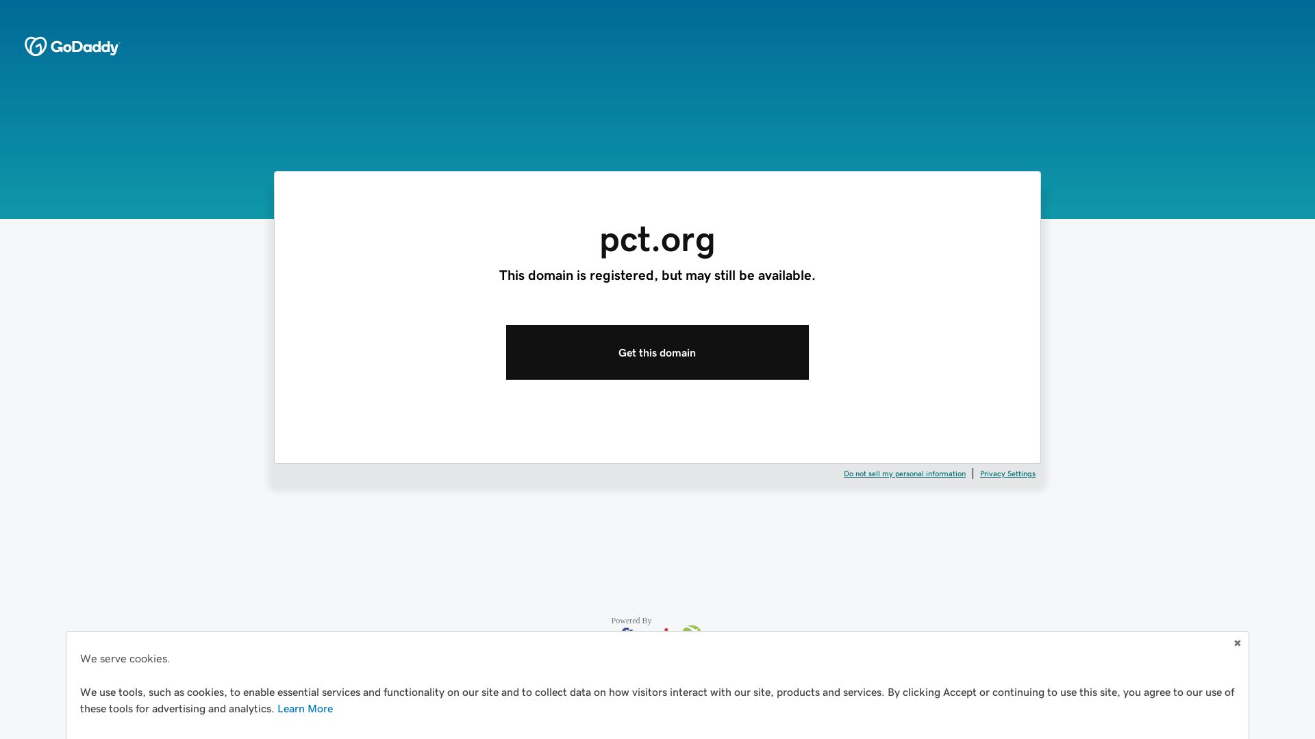 Webseitenstatus pct.org ist   ONLINE