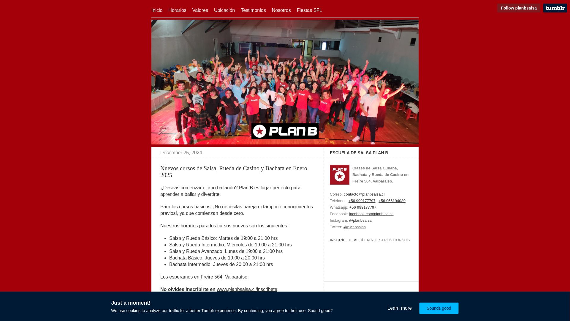Webseitenstatus planbsalsa.cl ist   ONLINE