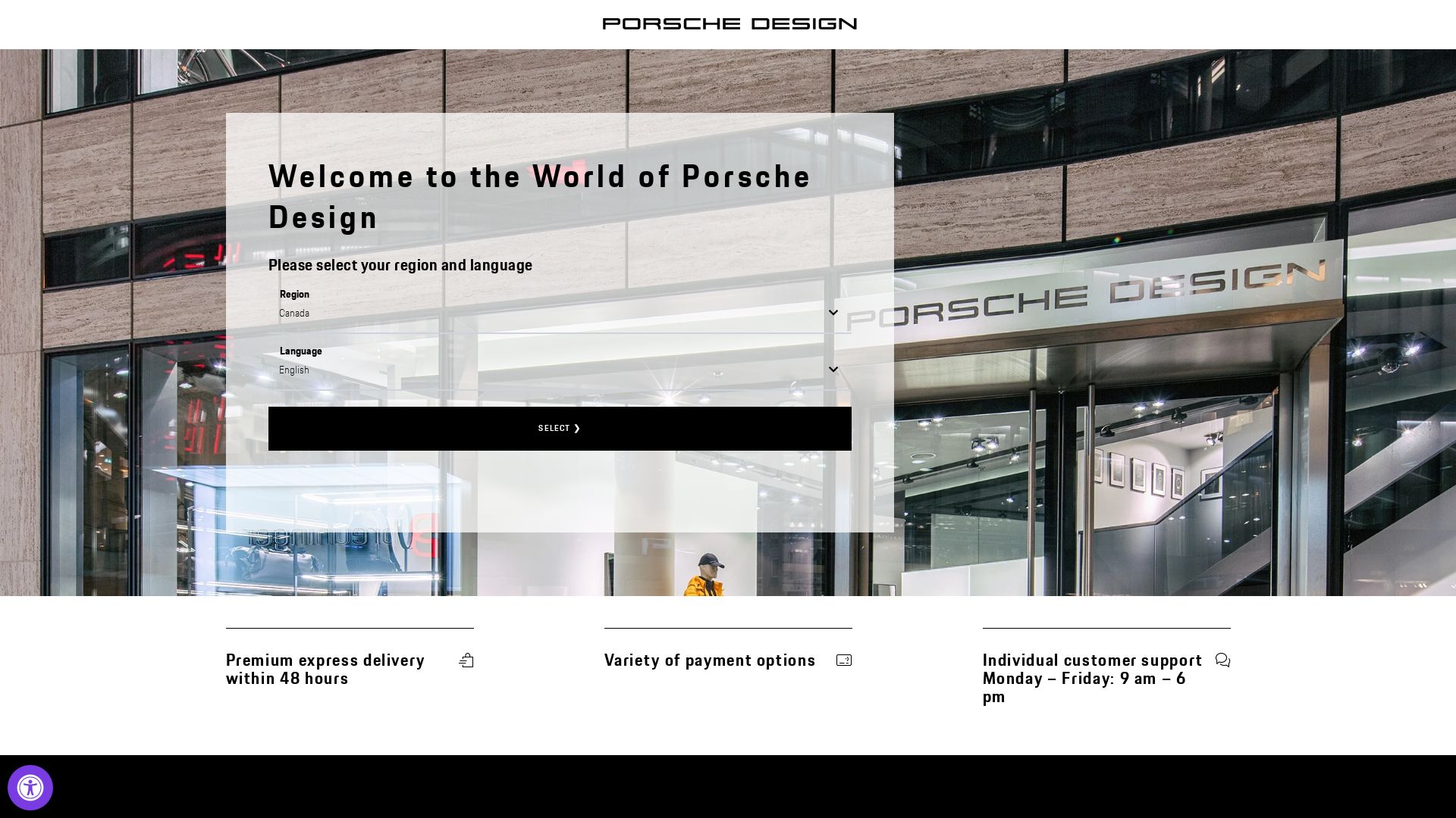 Webseitenstatus porsche-design.com ist   ONLINE