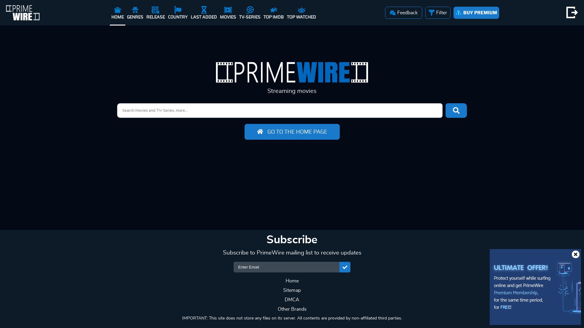 Webseitenstatus primewire.show ist   ONLINE