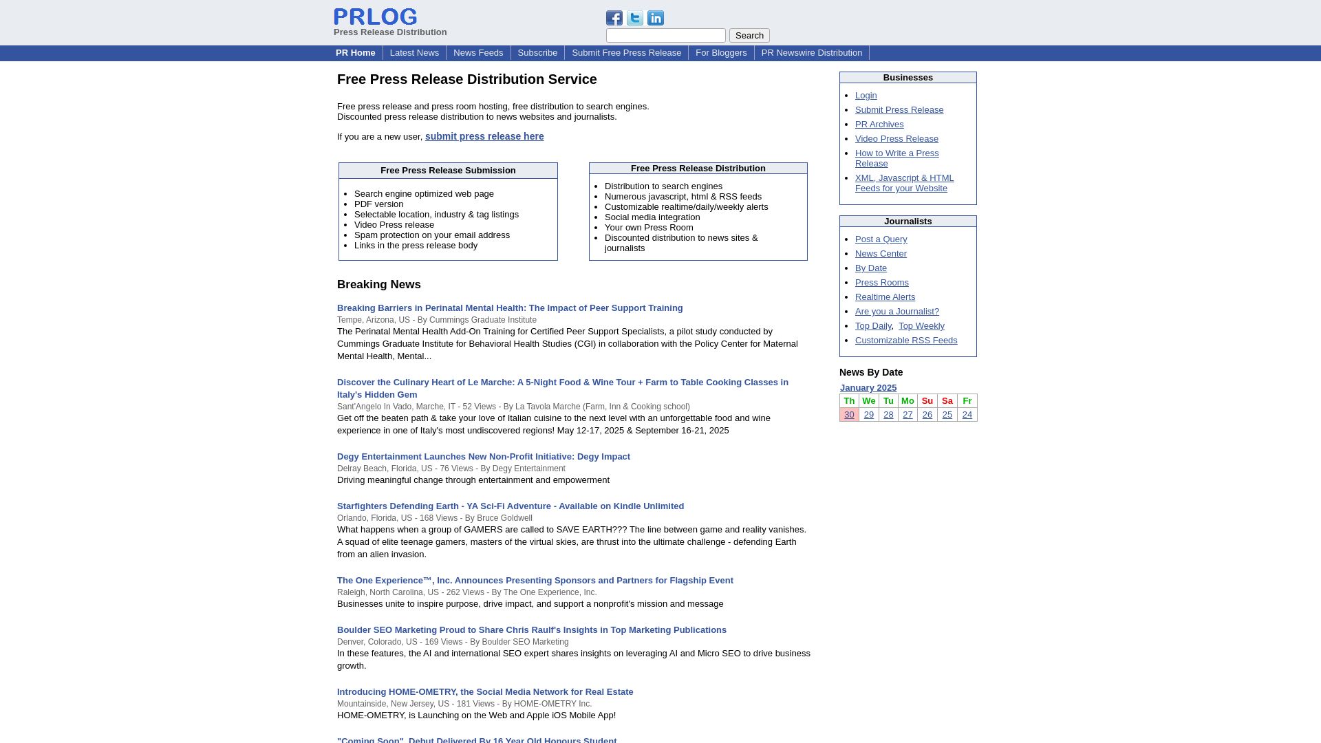 Webseitenstatus prlog.org ist   ONLINE