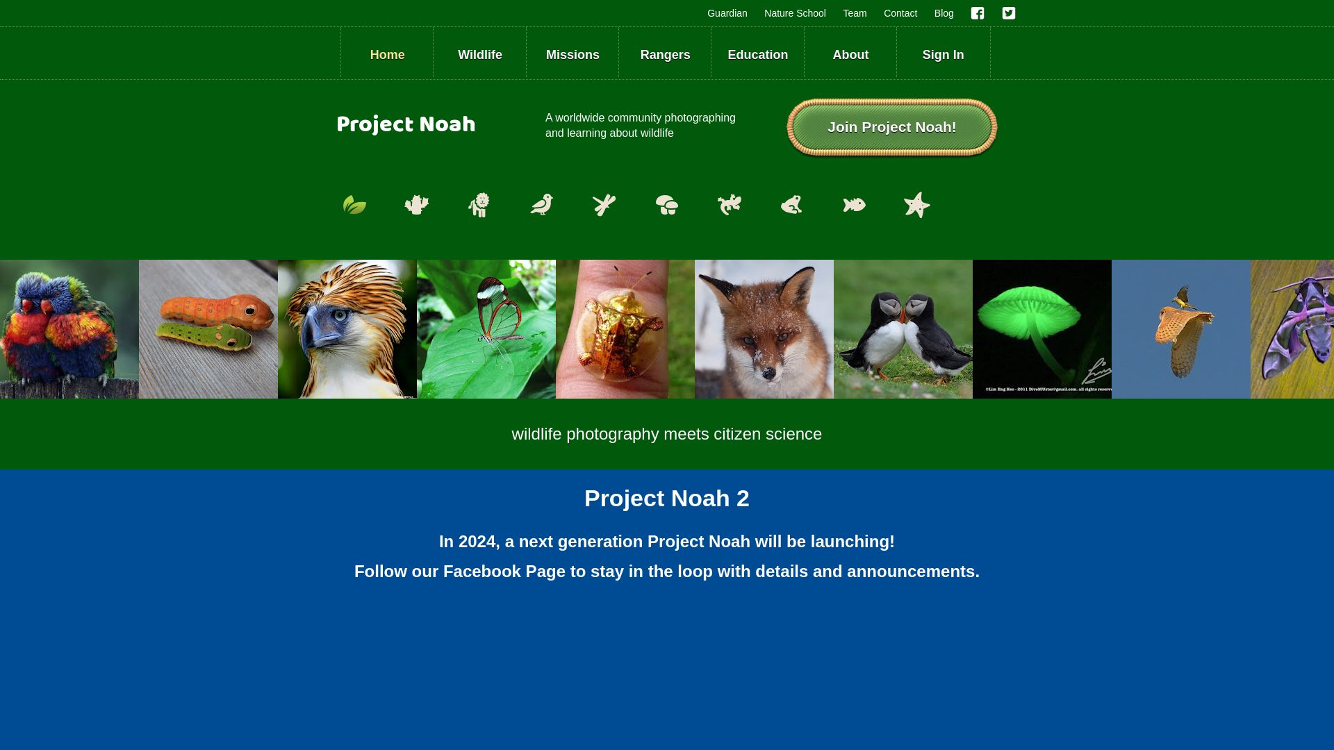 Webseitenstatus projectnoah.org ist   ONLINE