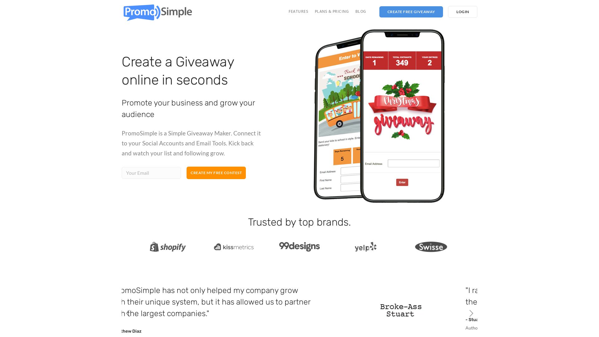 Webseitenstatus promosimple.com ist   ONLINE