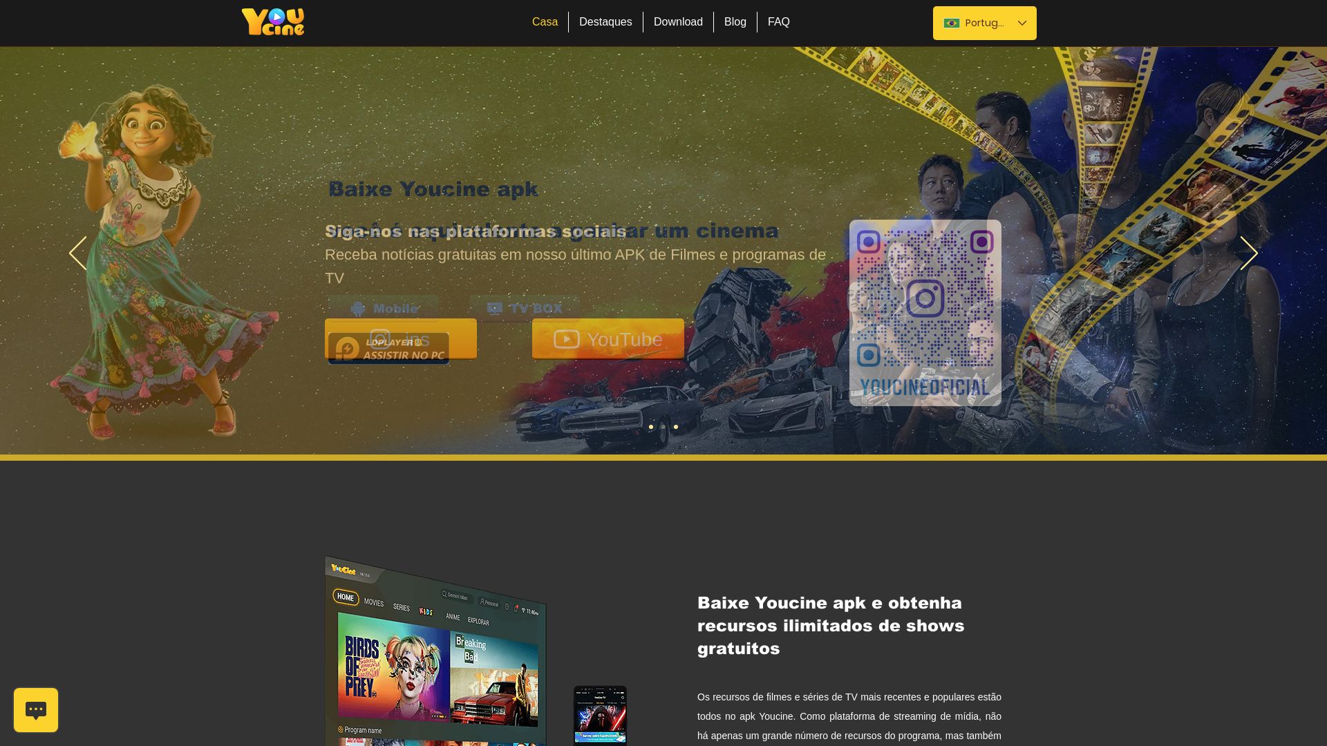 Webseitenstatus pt.youcine.net ist   ONLINE