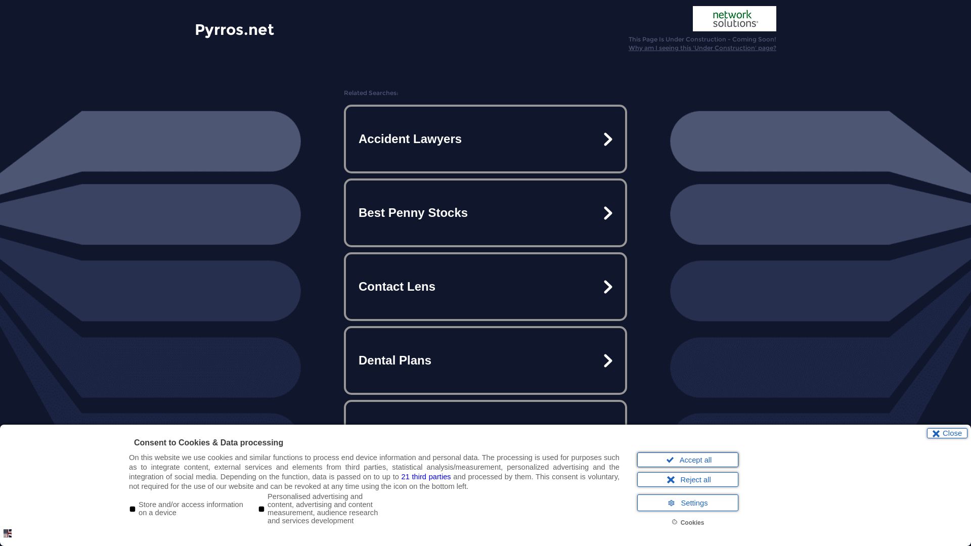 Webseitenstatus pyrros.net ist   ONLINE