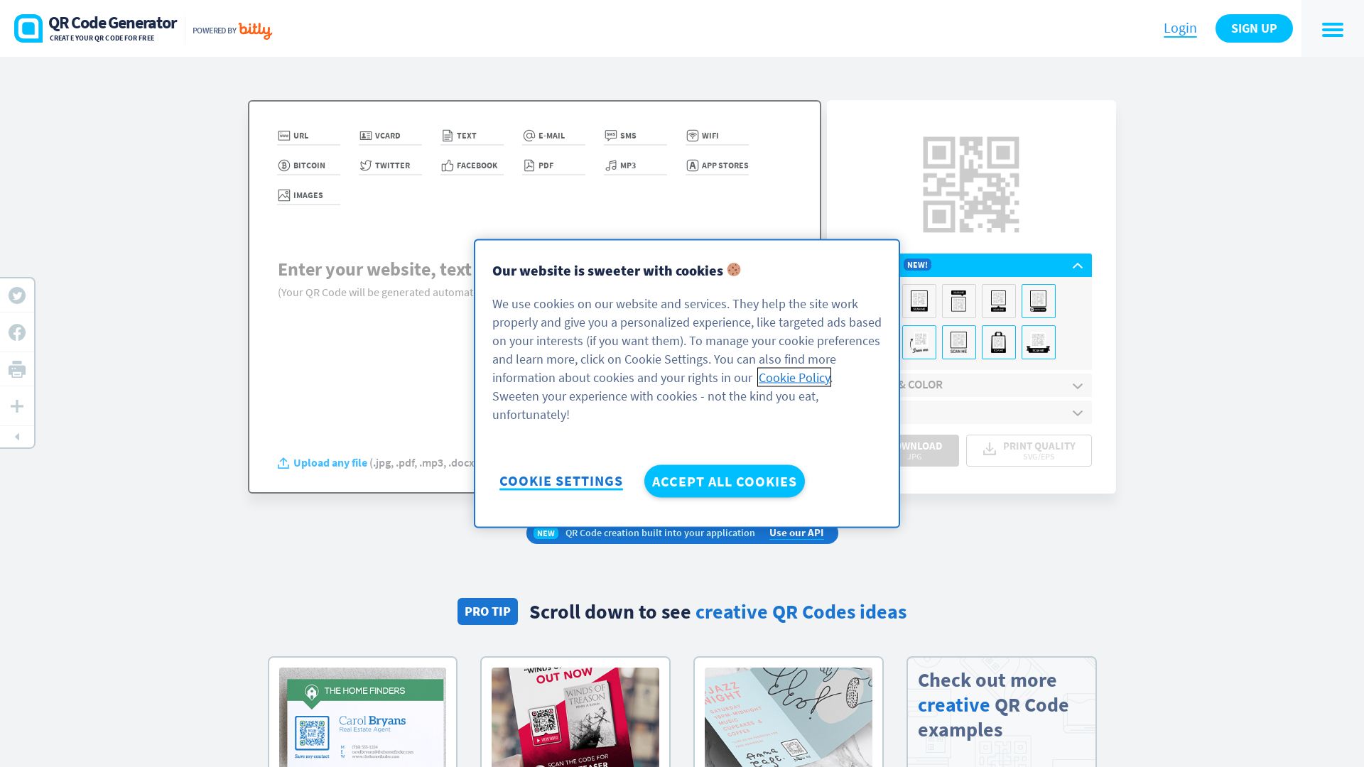 Webseitenstatus qr-code-generator.com ist   ONLINE