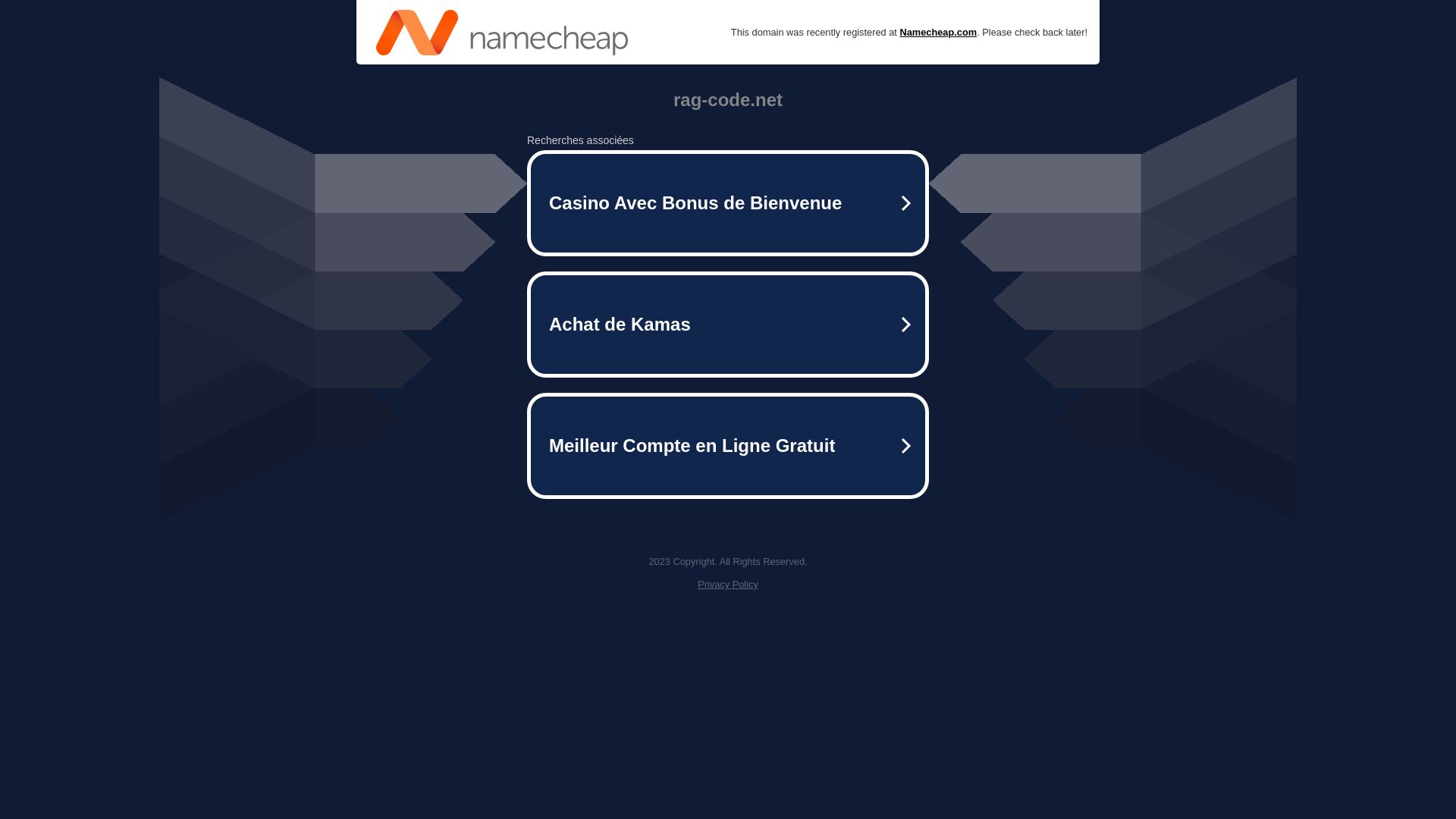 Webseitenstatus rag-code.net ist   ONLINE