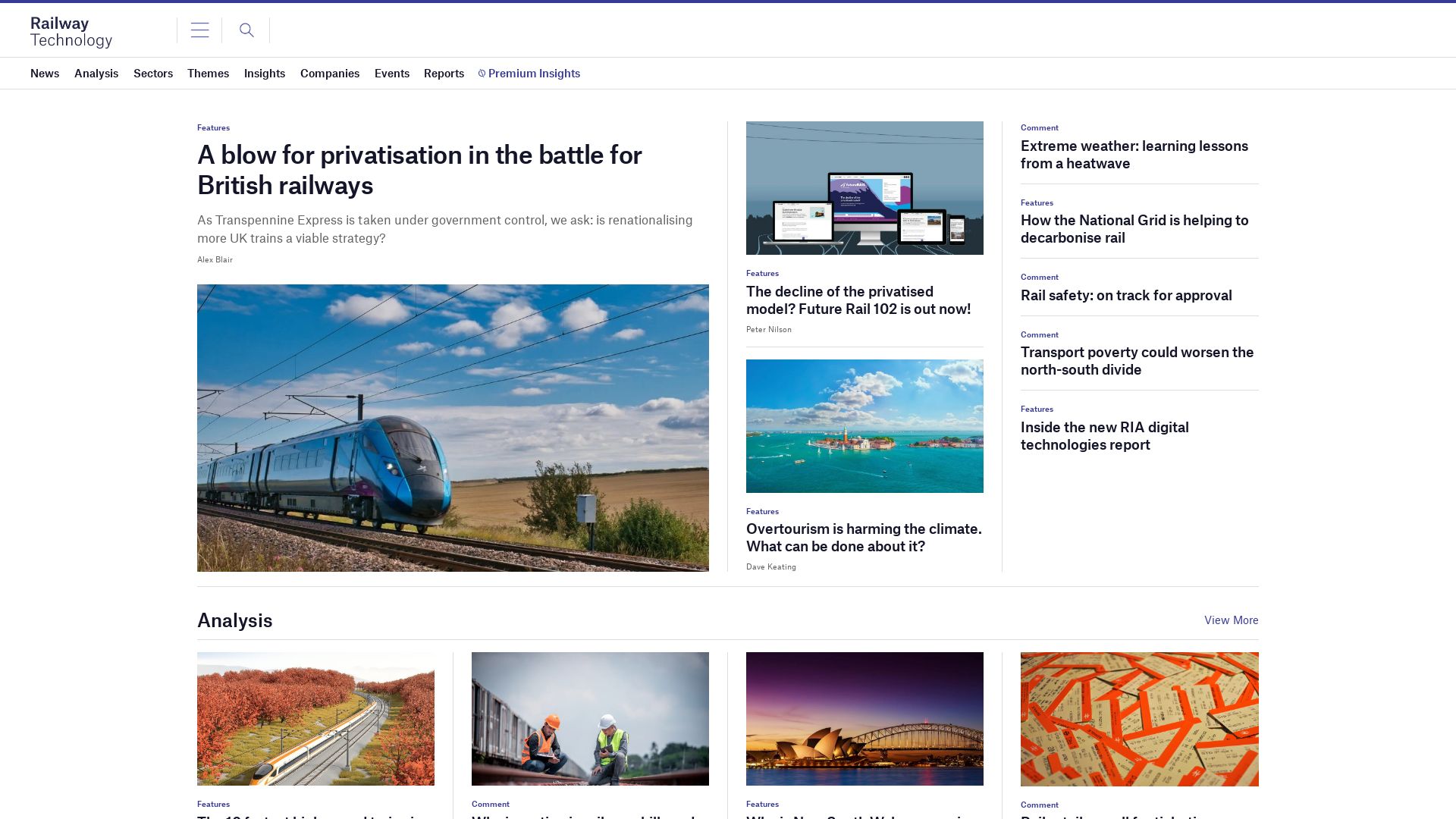 Webseitenstatus railway-technology.com ist   ONLINE
