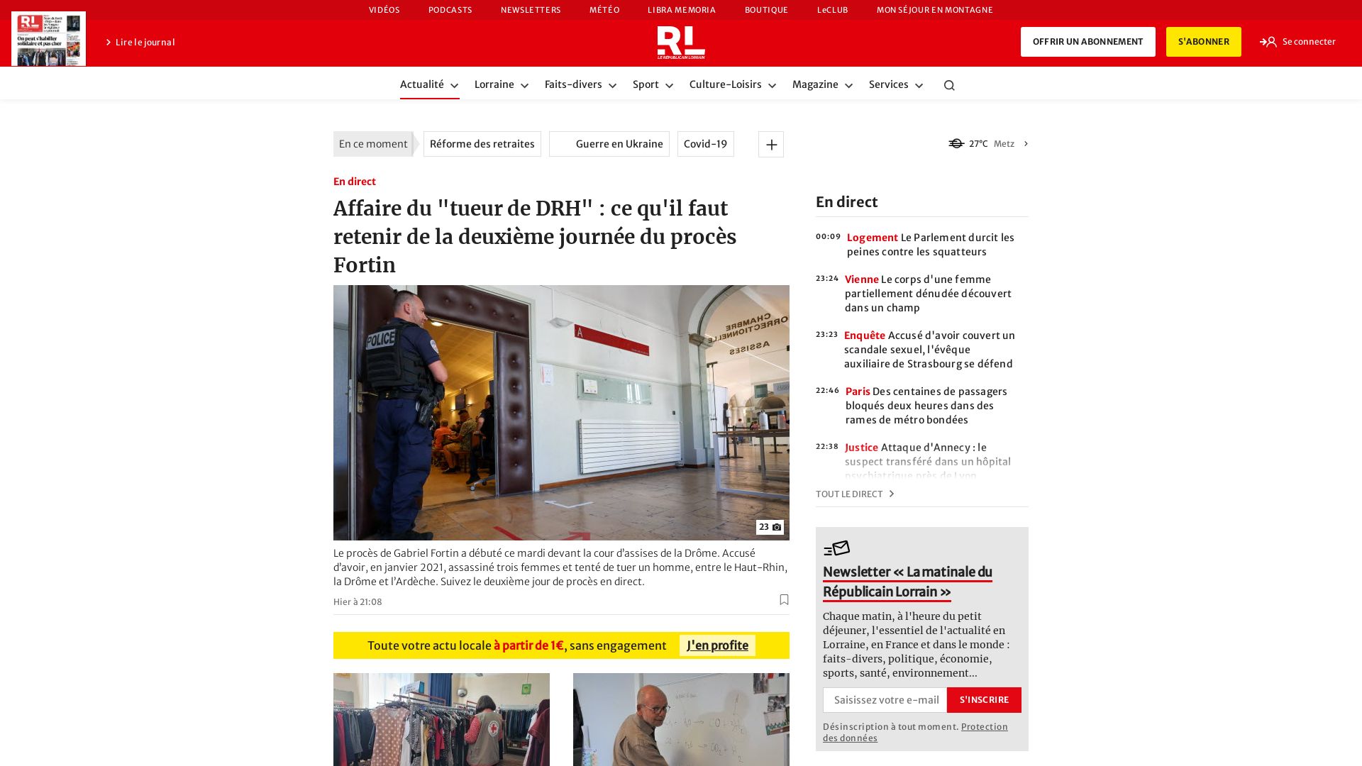 Webseitenstatus republicain-lorrain.fr ist   ONLINE