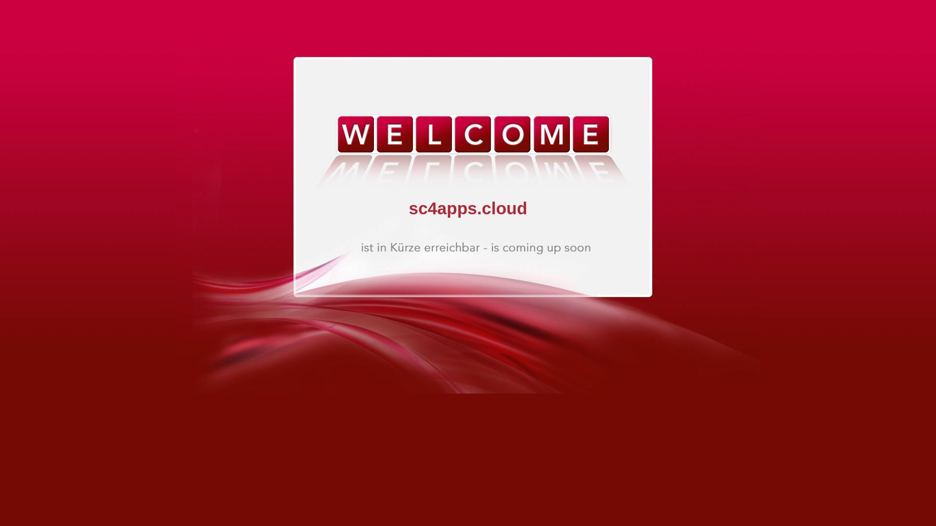 Webseitenstatus sc4apps.cloud ist   ONLINE