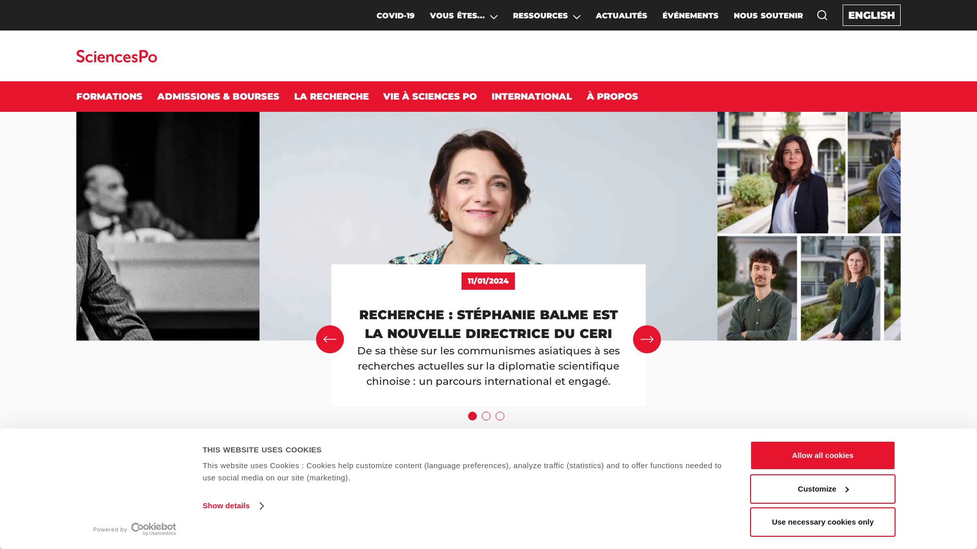 Webseitenstatus sciencespo.fr ist   ONLINE