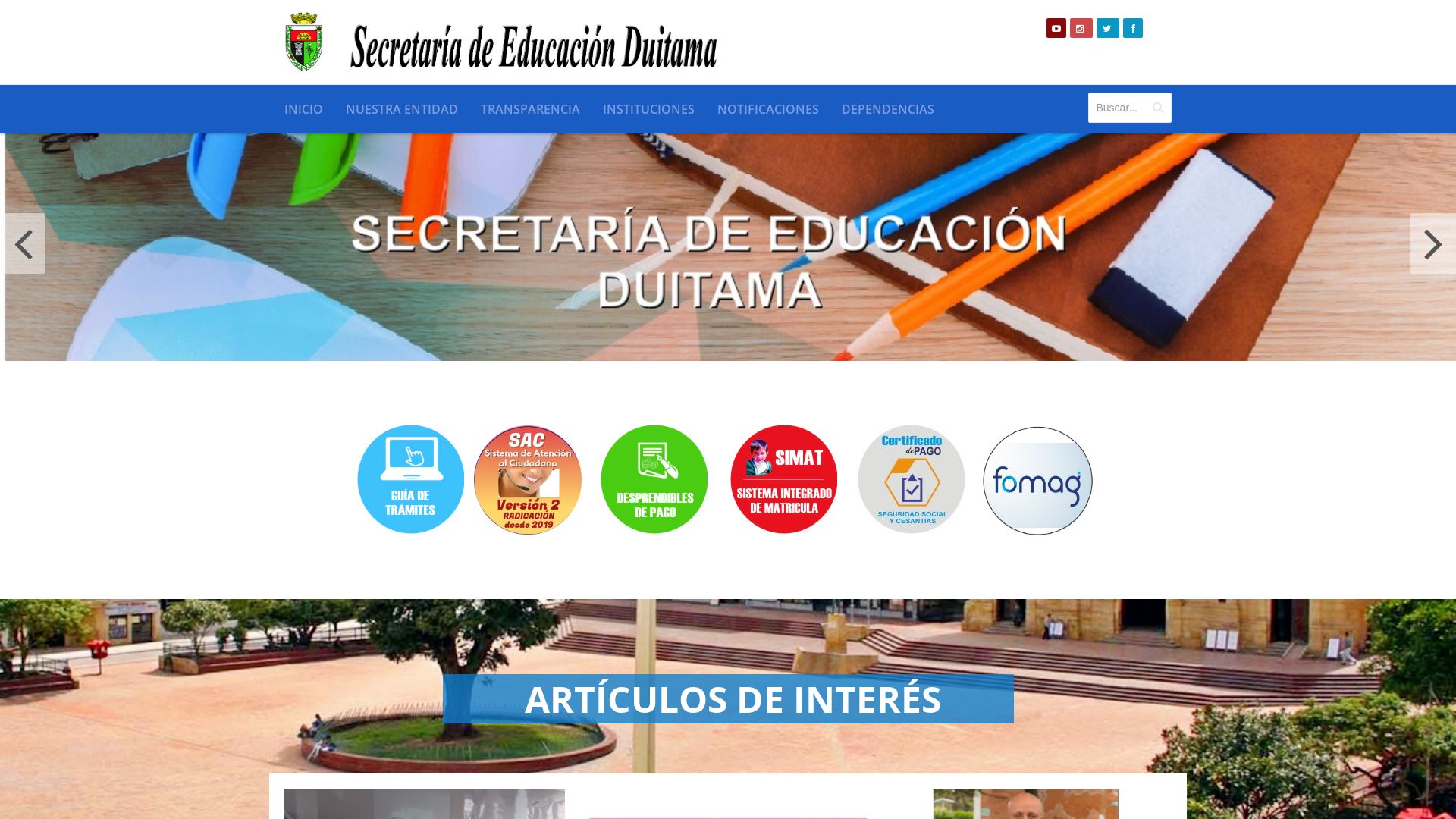 Webseitenstatus semduitama.gov.co ist   ONLINE