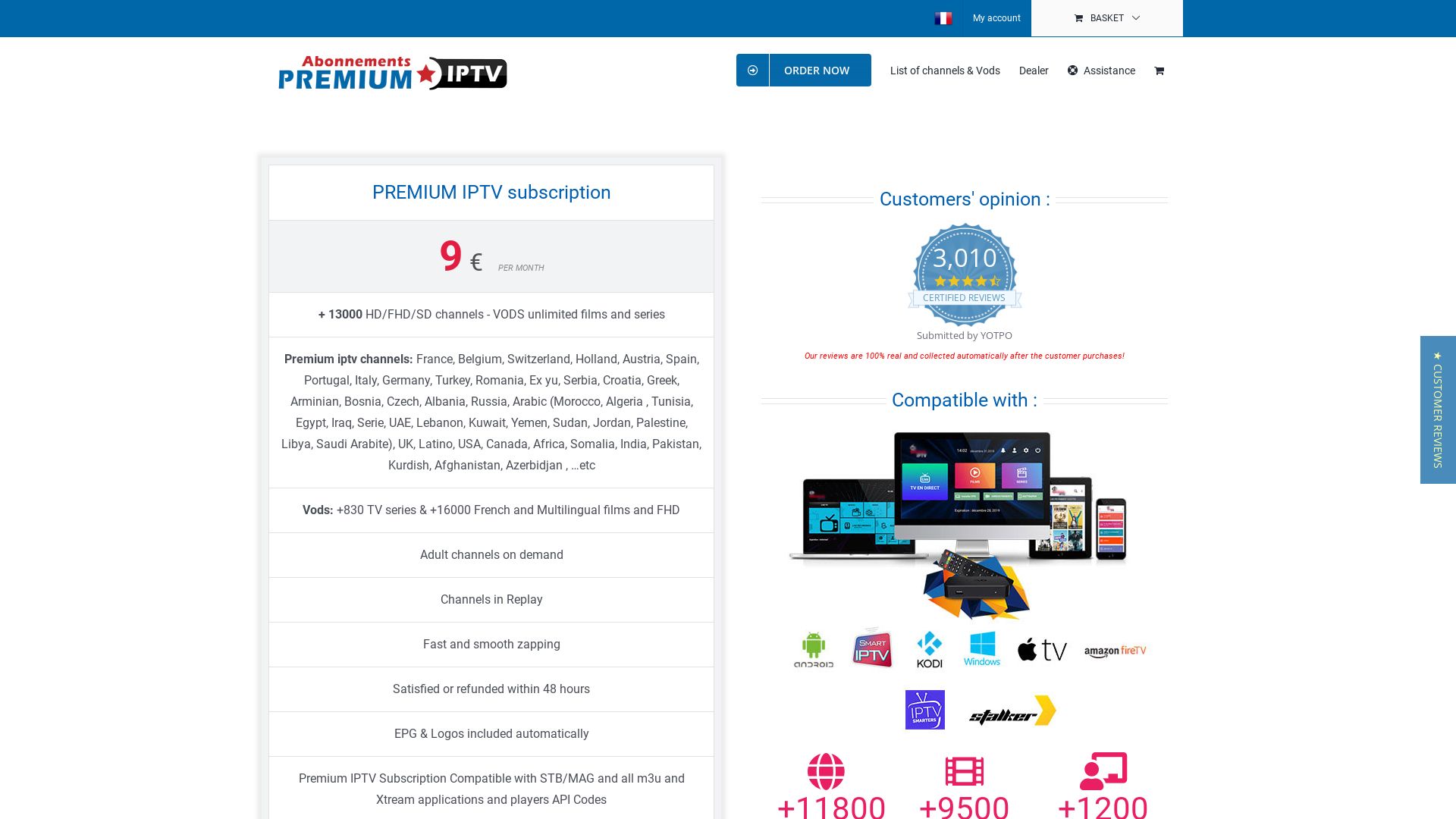 Webseitenstatus sigma-iptv.com ist   ONLINE