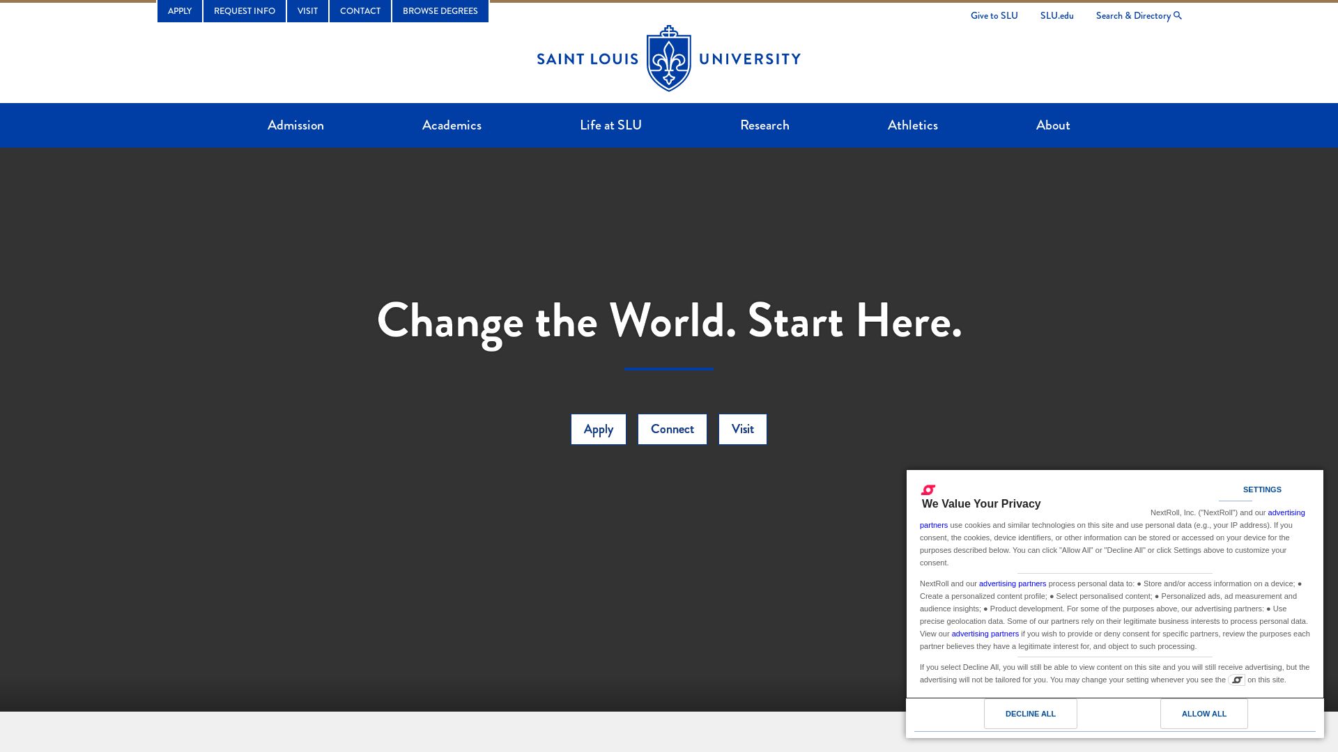 Webseitenstatus slu.edu ist   ONLINE