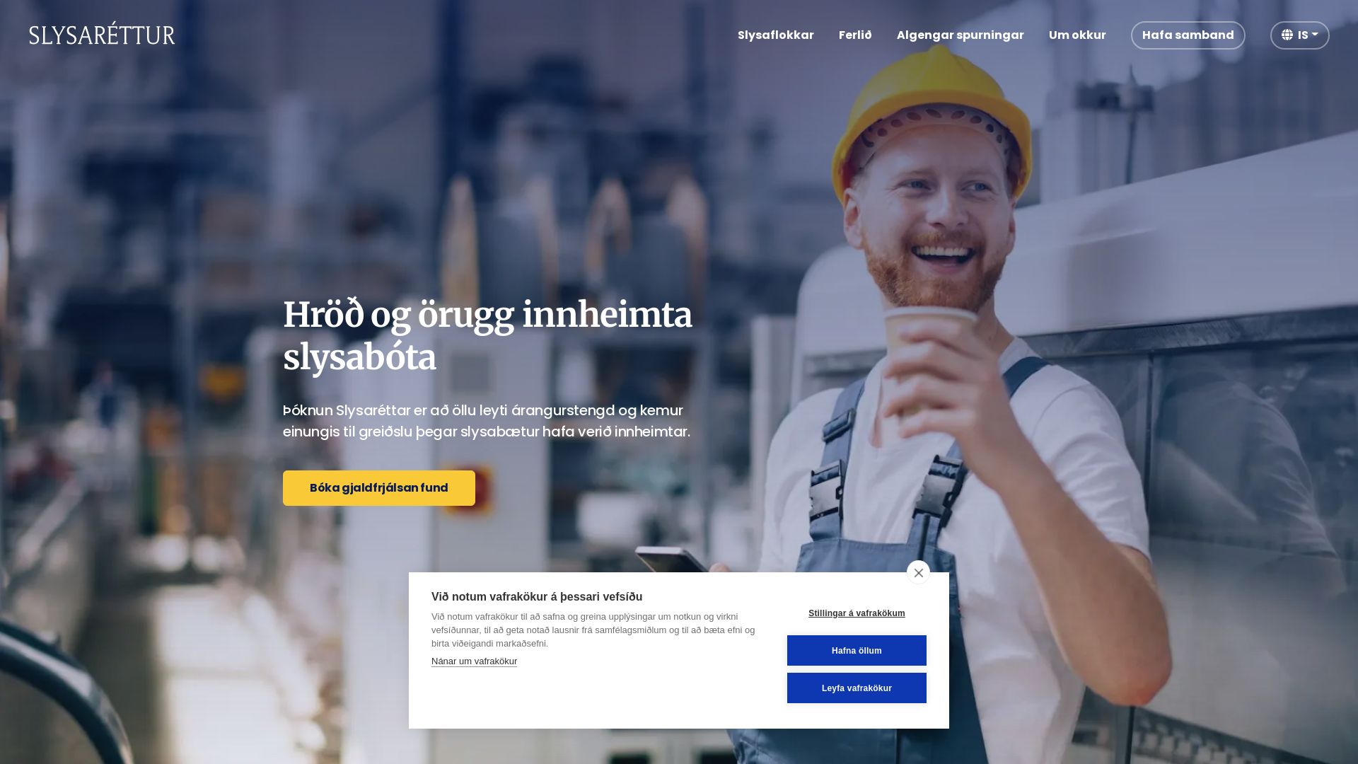 Webseitenstatus slysarettur.is ist   ONLINE
