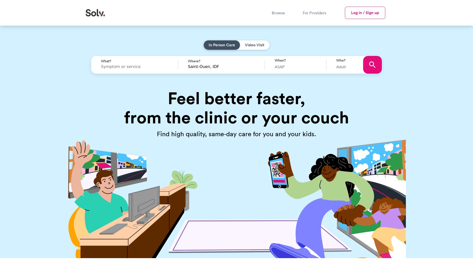 Webseitenstatus solvhealth.com ist   ONLINE
