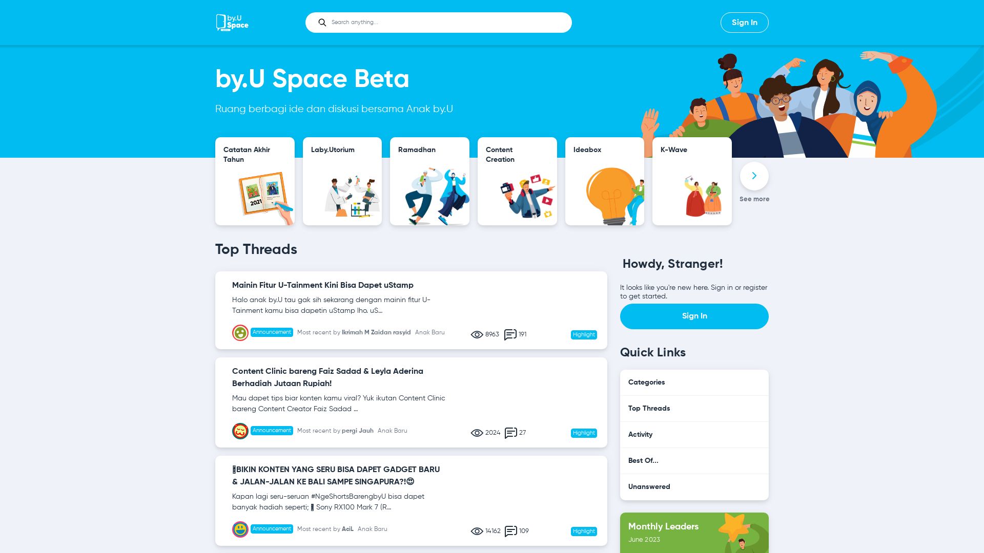 Webseitenstatus space.byu.id ist   ONLINE