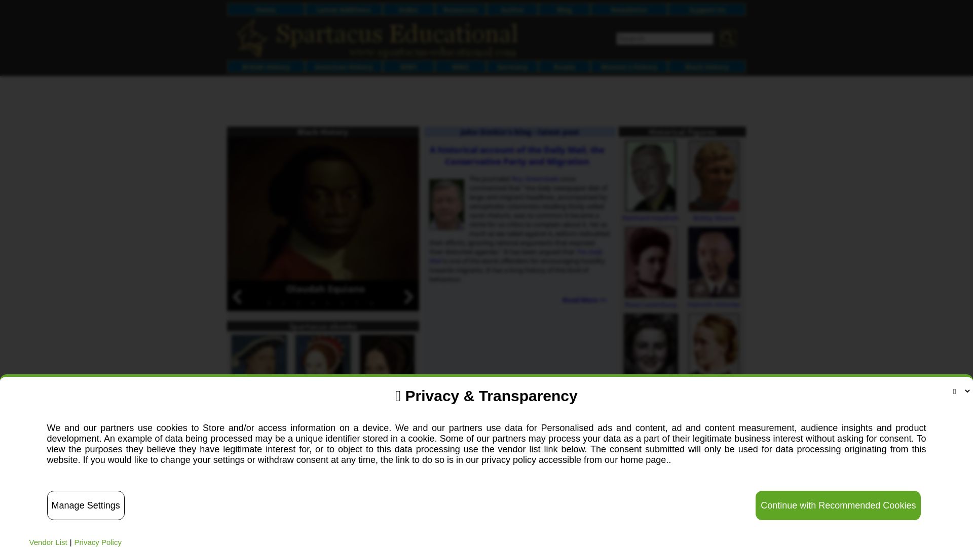 Webseitenstatus spartacus-educational.com ist   ONLINE