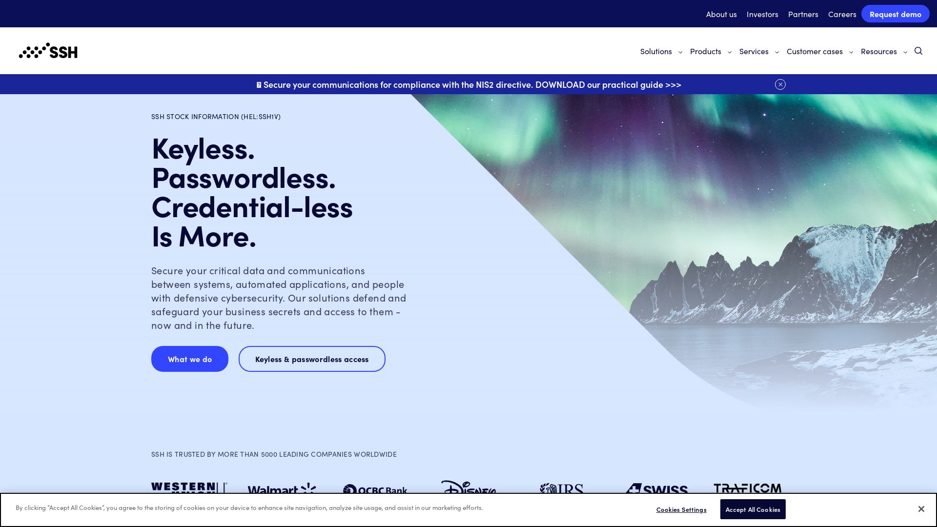 Webseitenstatus ssh.com ist   ONLINE