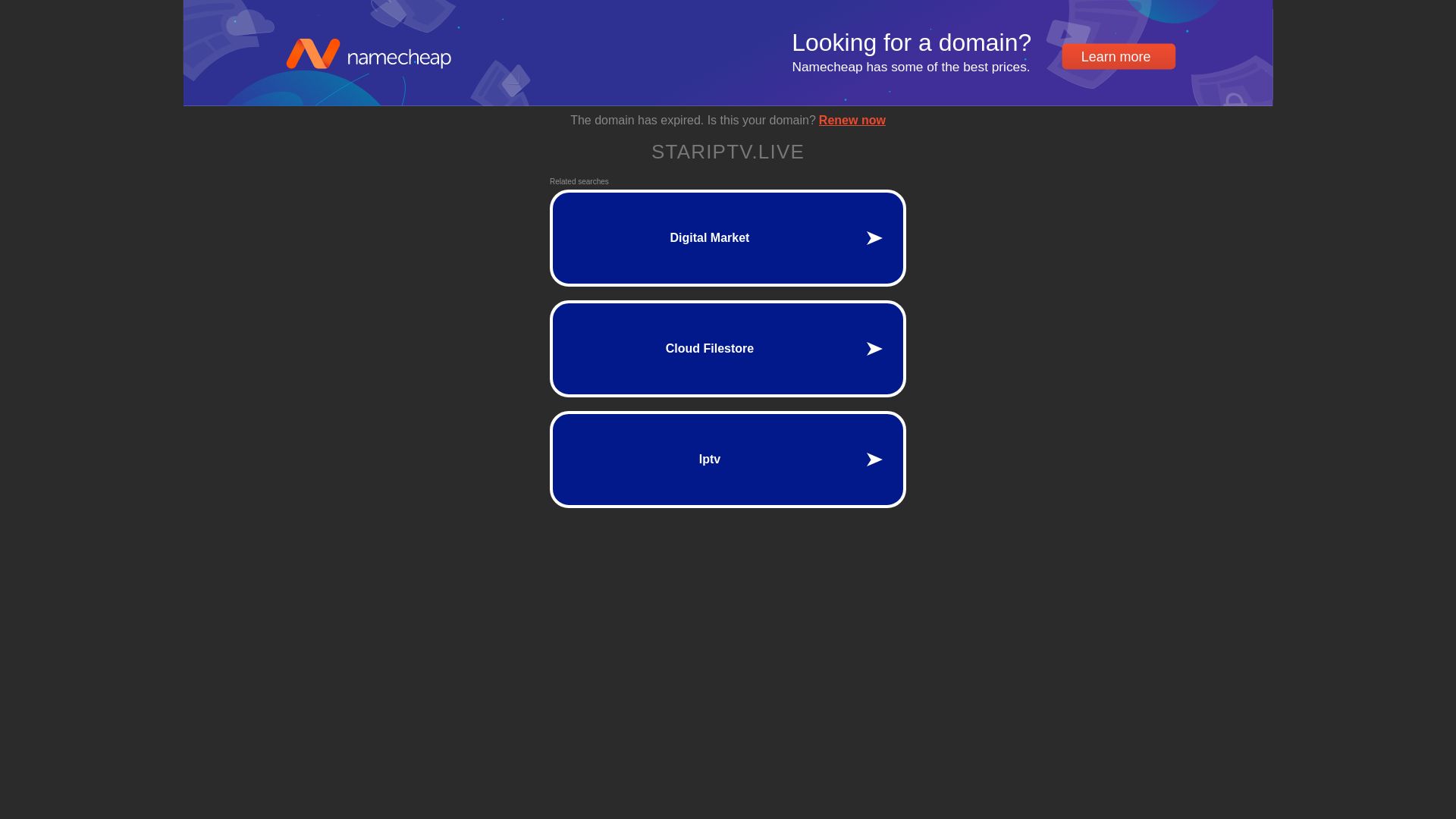 Webseitenstatus stariptv.live ist   ONLINE
