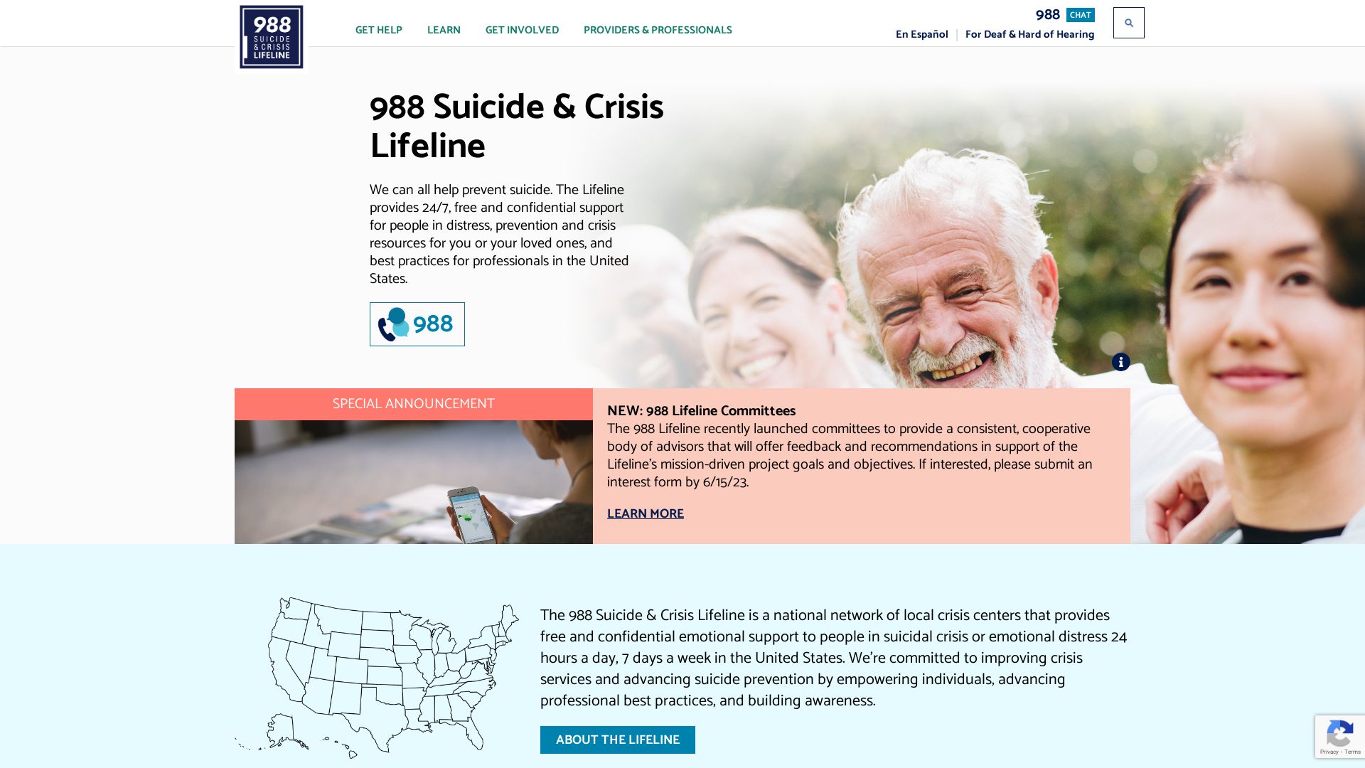 Webseitenstatus suicidepreventionlifeline.org ist   ONLINE