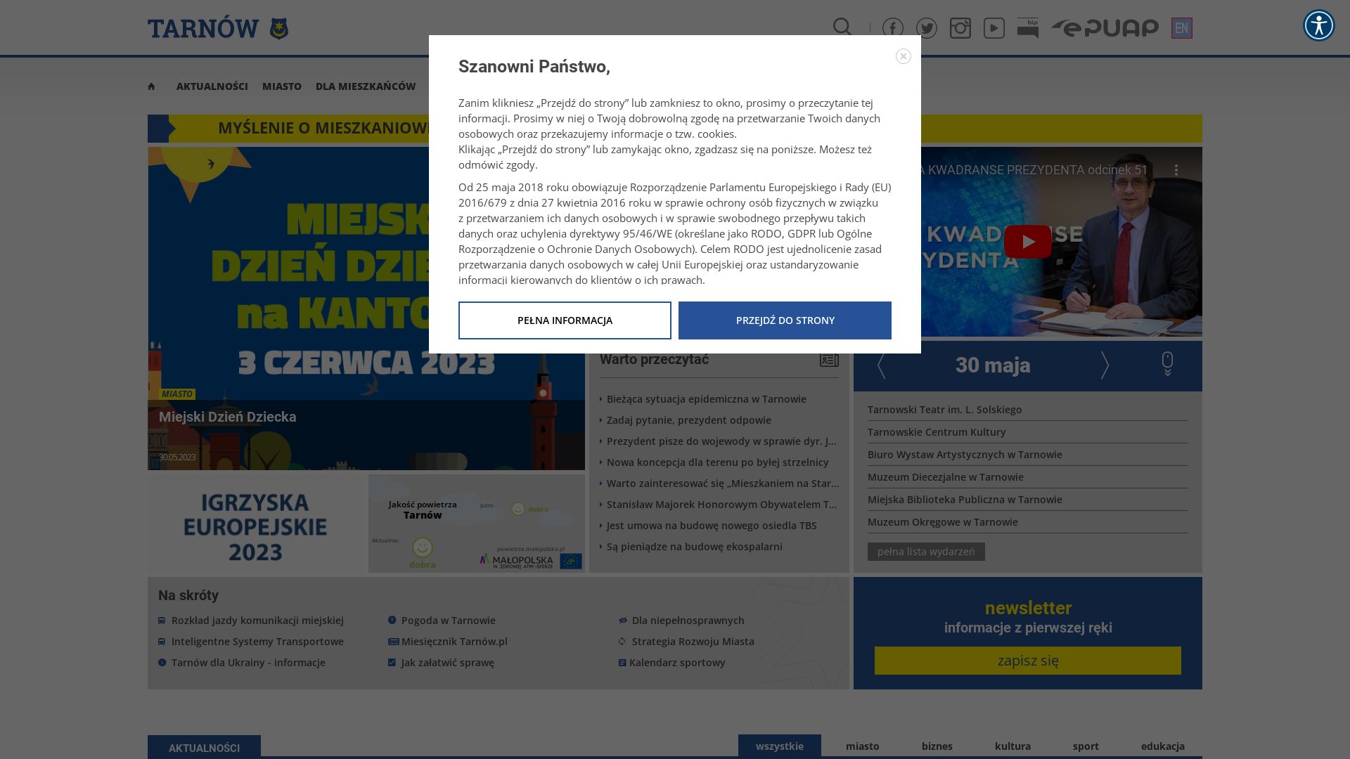 Webseitenstatus tarnow.pl ist   ONLINE