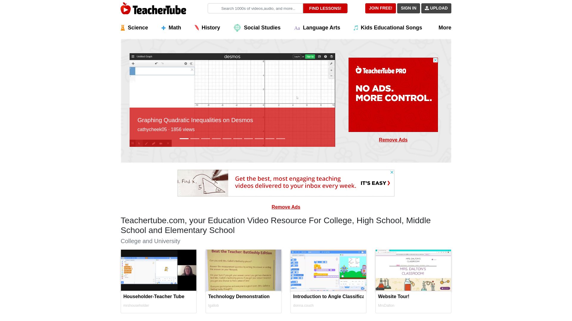 Webseitenstatus teachertube.com ist   ONLINE