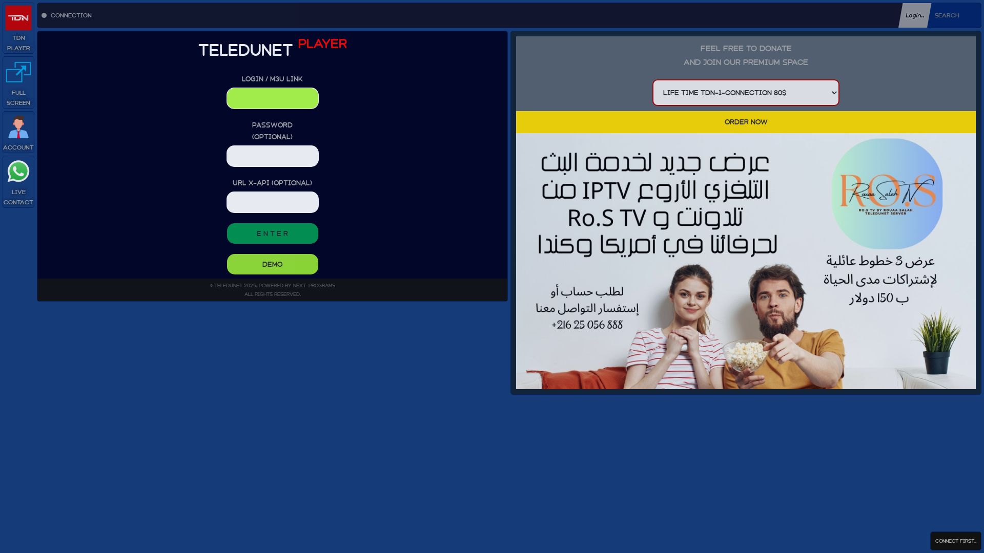 Webseitenstatus teledunet.com ist   ONLINE