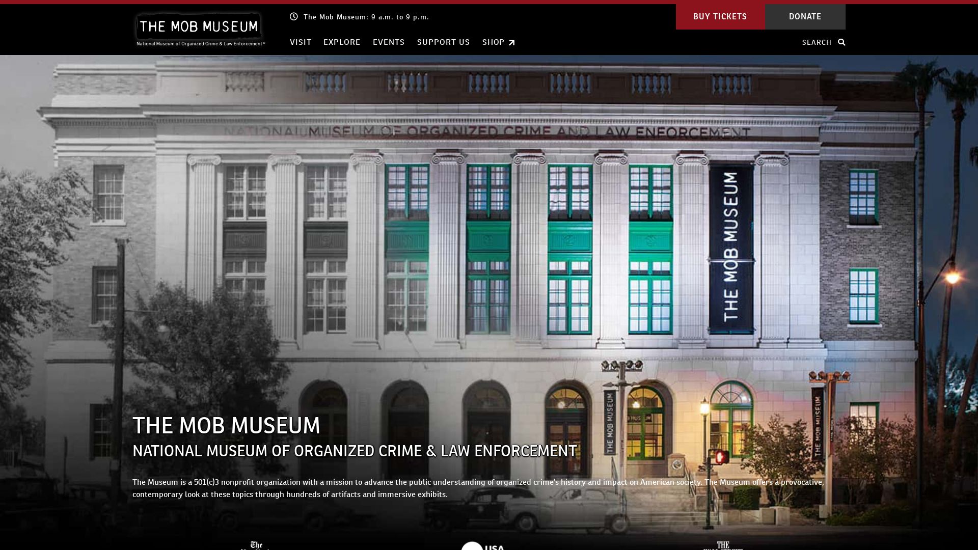 Webseitenstatus themobmuseum.org ist   ONLINE