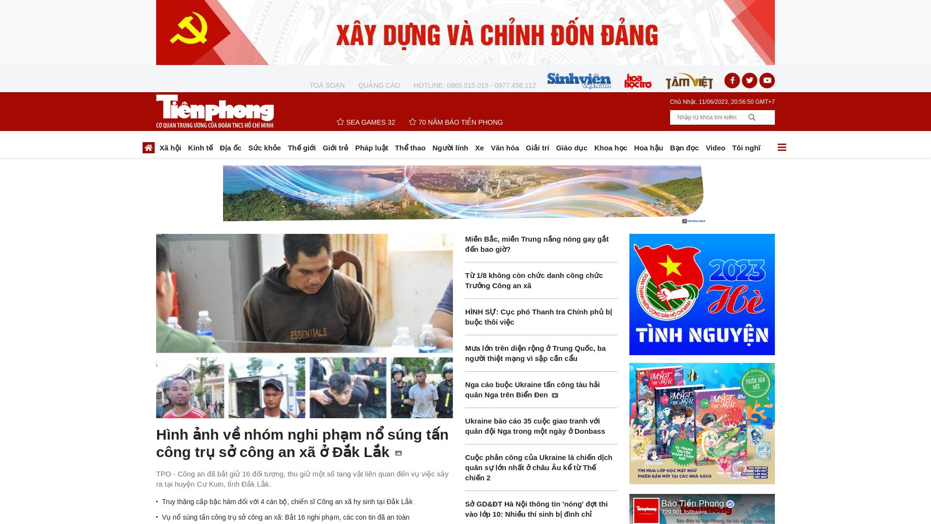 Webseitenstatus tienphong.vn ist   ONLINE