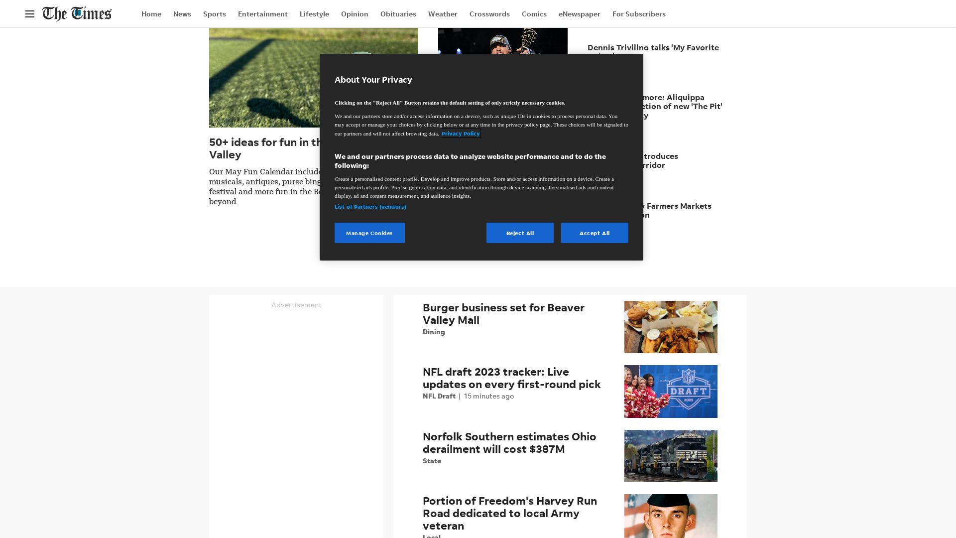 Webseitenstatus timesonline.com ist   ONLINE