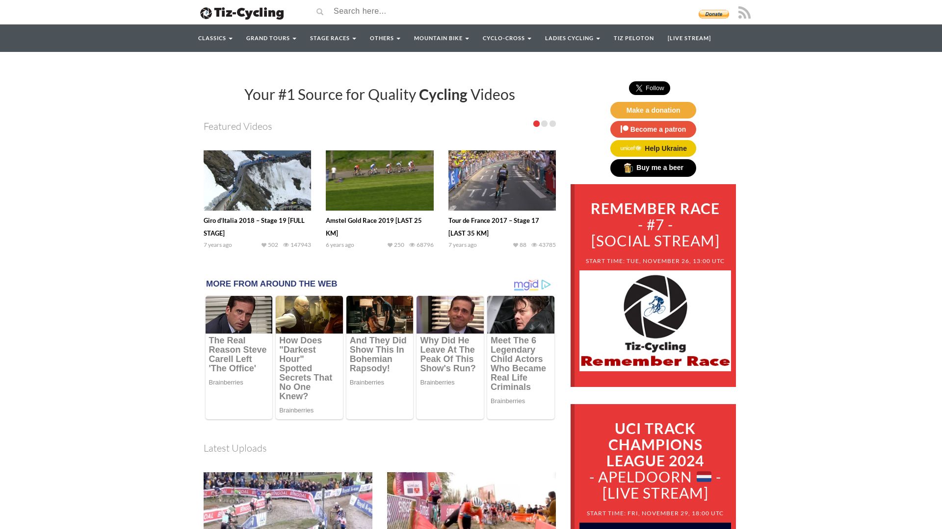Webseitenstatus tiz-cycling.io ist   ONLINE