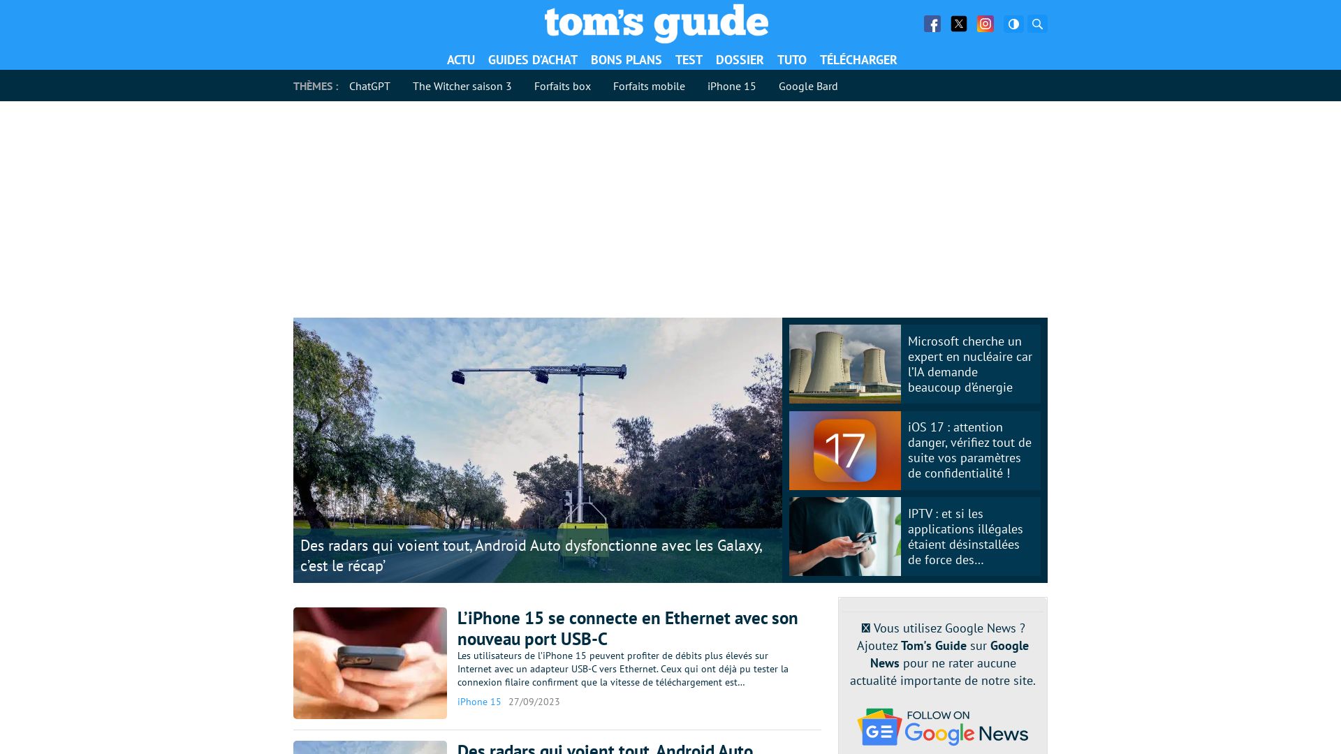 Webseitenstatus tomsguide.fr ist   ONLINE