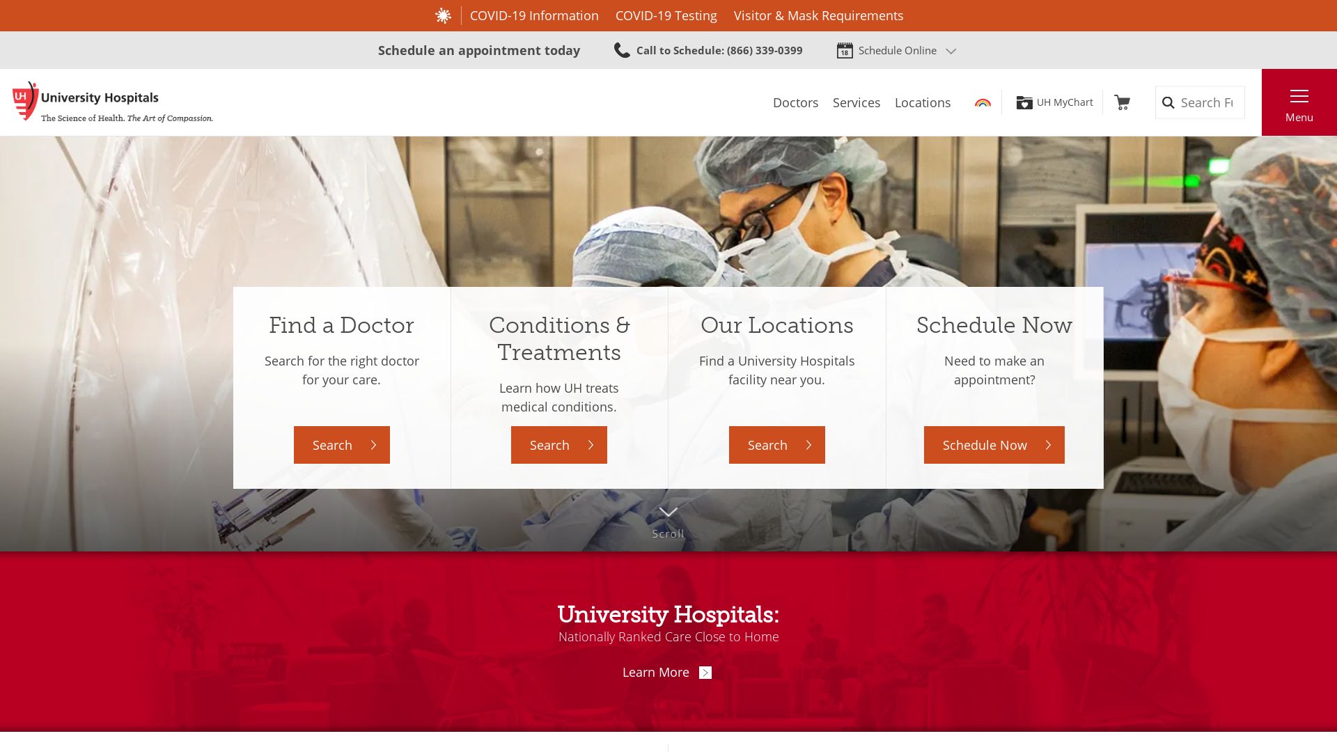 Webseitenstatus uhhospitals.org ist   ONLINE