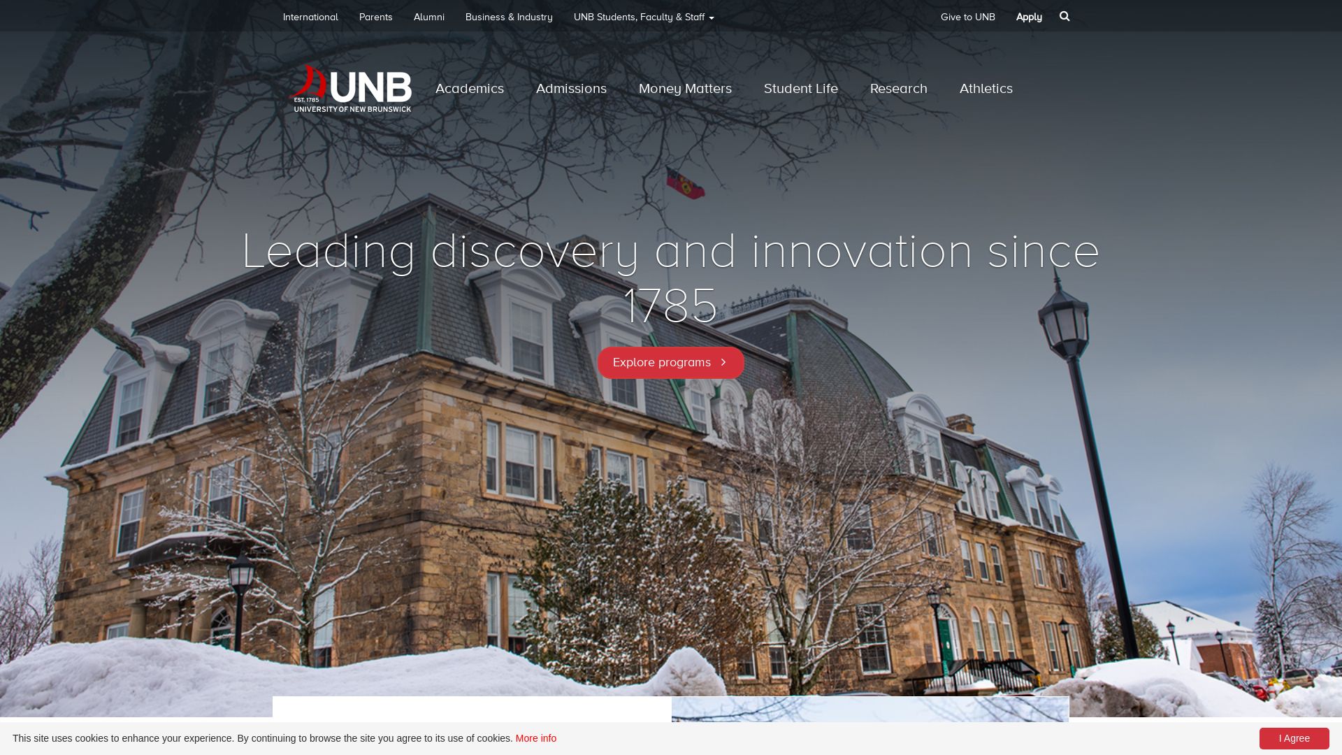 Webseitenstatus unb.ca ist   ONLINE