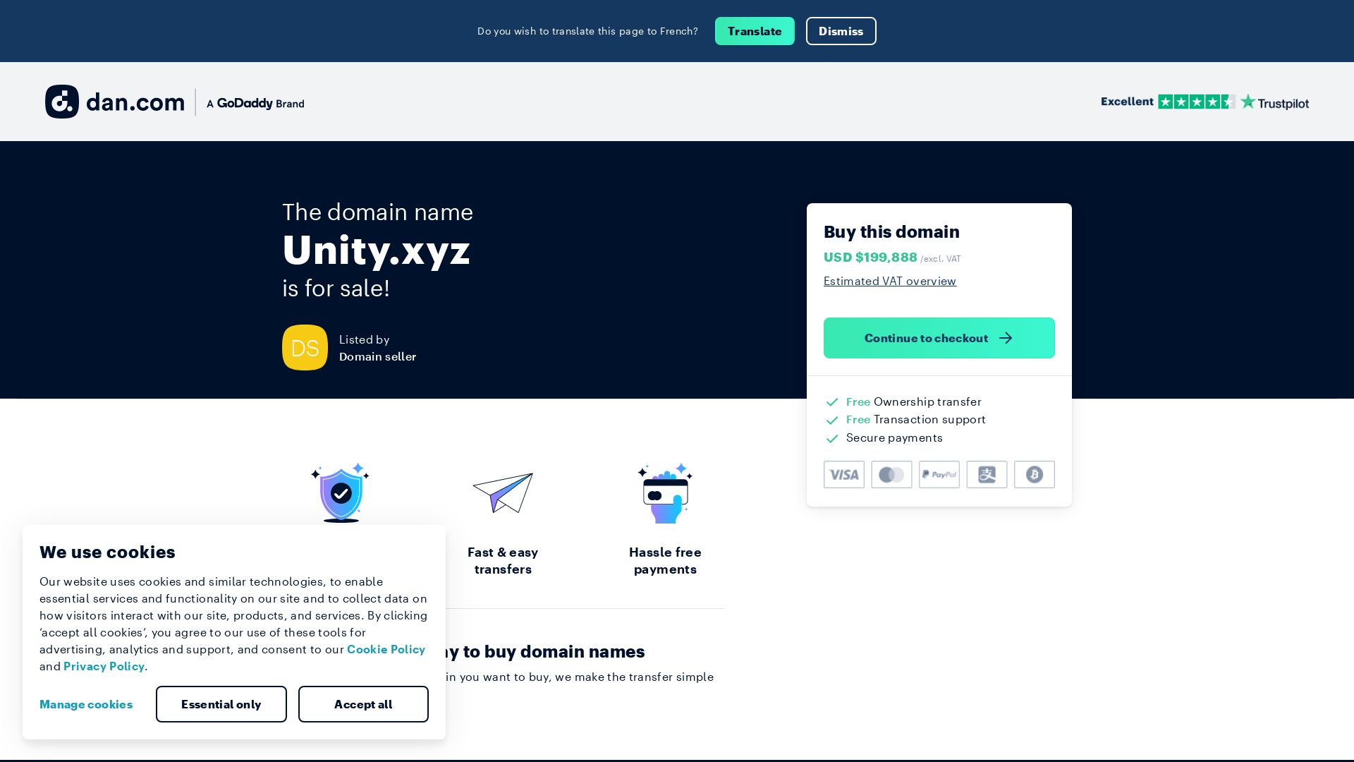 Webseitenstatus unity.xyz ist   ONLINE