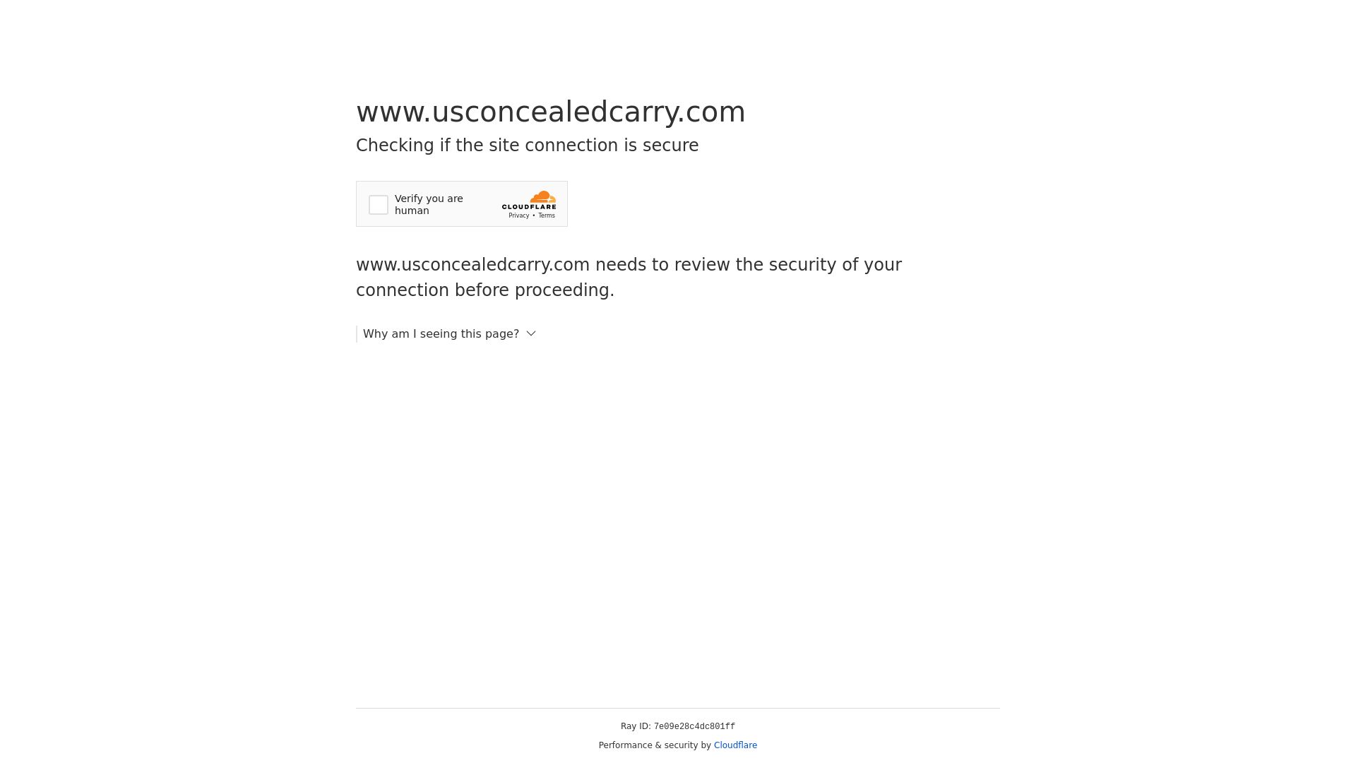 Webseitenstatus usconcealedcarry.com ist   ONLINE