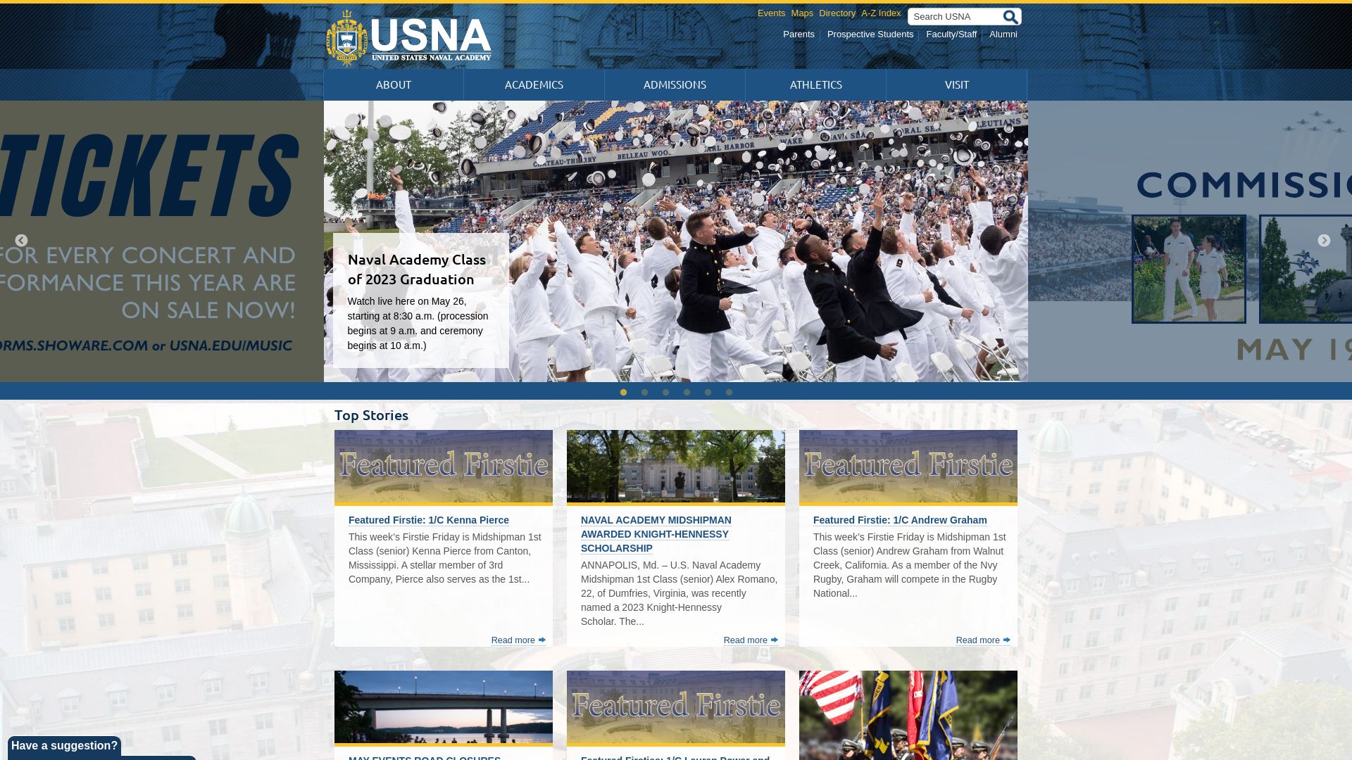 Webseitenstatus usna.edu ist   ONLINE