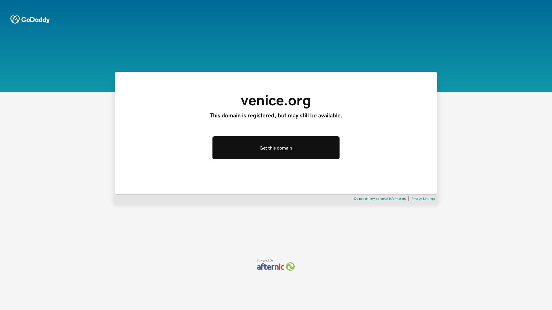 Webseitenstatus venice.org ist   ONLINE