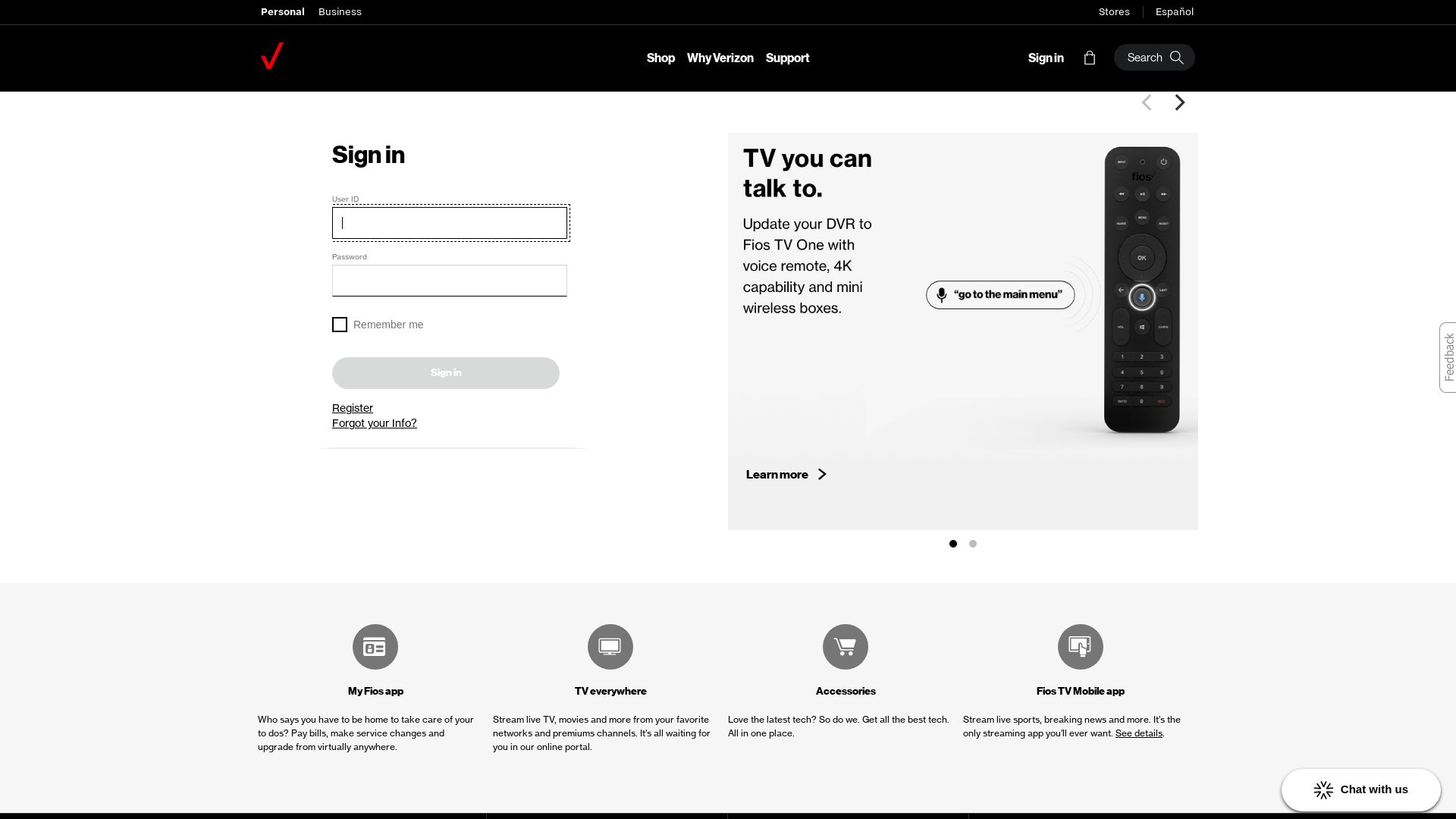 Webseitenstatus verizon.net ist   ONLINE