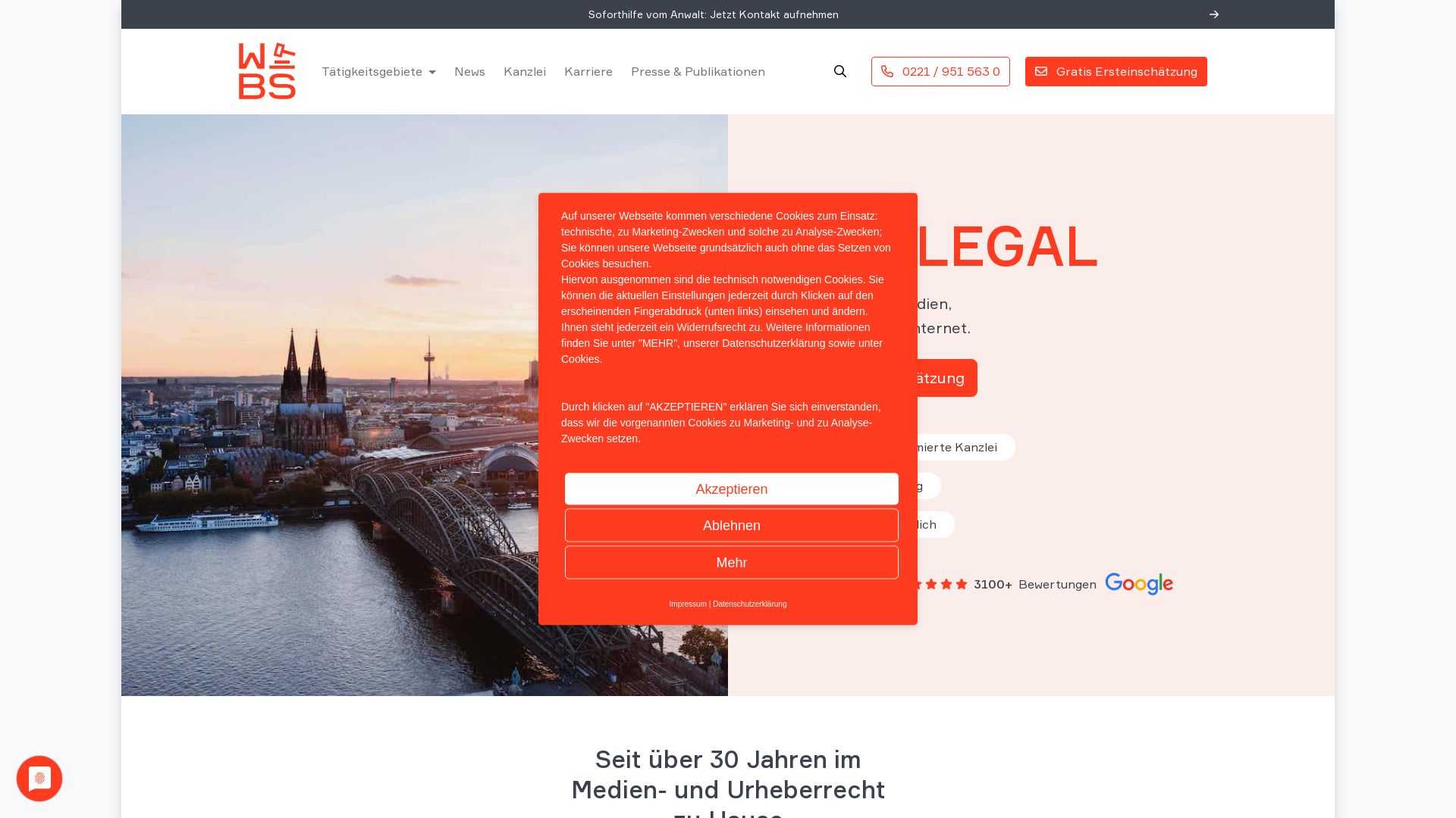Webseitenstatus wbs-law.de ist   ONLINE