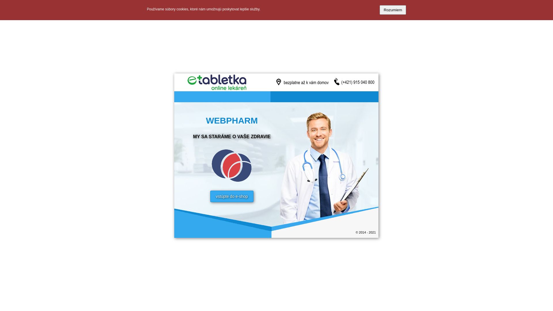 Webseitenstatus webpharm.sk ist   ONLINE