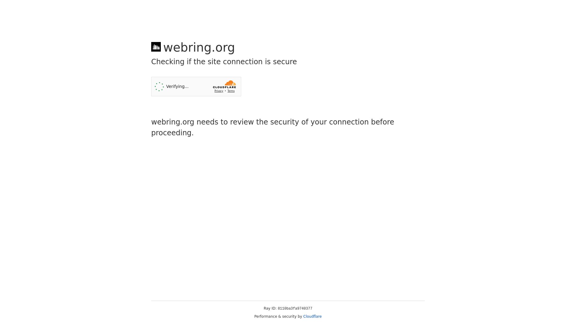 Webseitenstatus webring.org ist   ONLINE