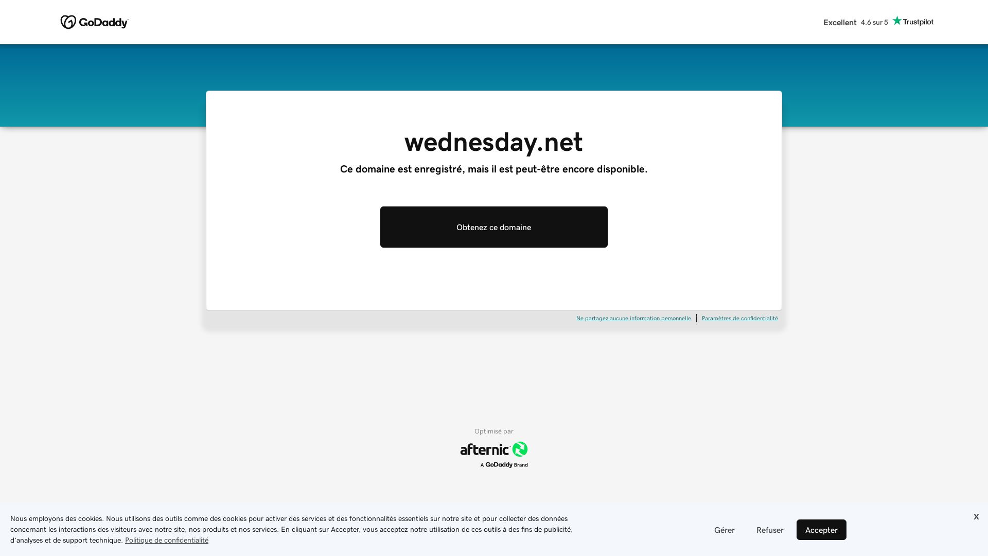 Webseitenstatus wednesday.net ist   ONLINE