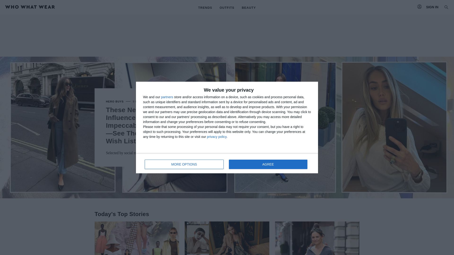 Webseitenstatus whowhatwear.com ist   ONLINE