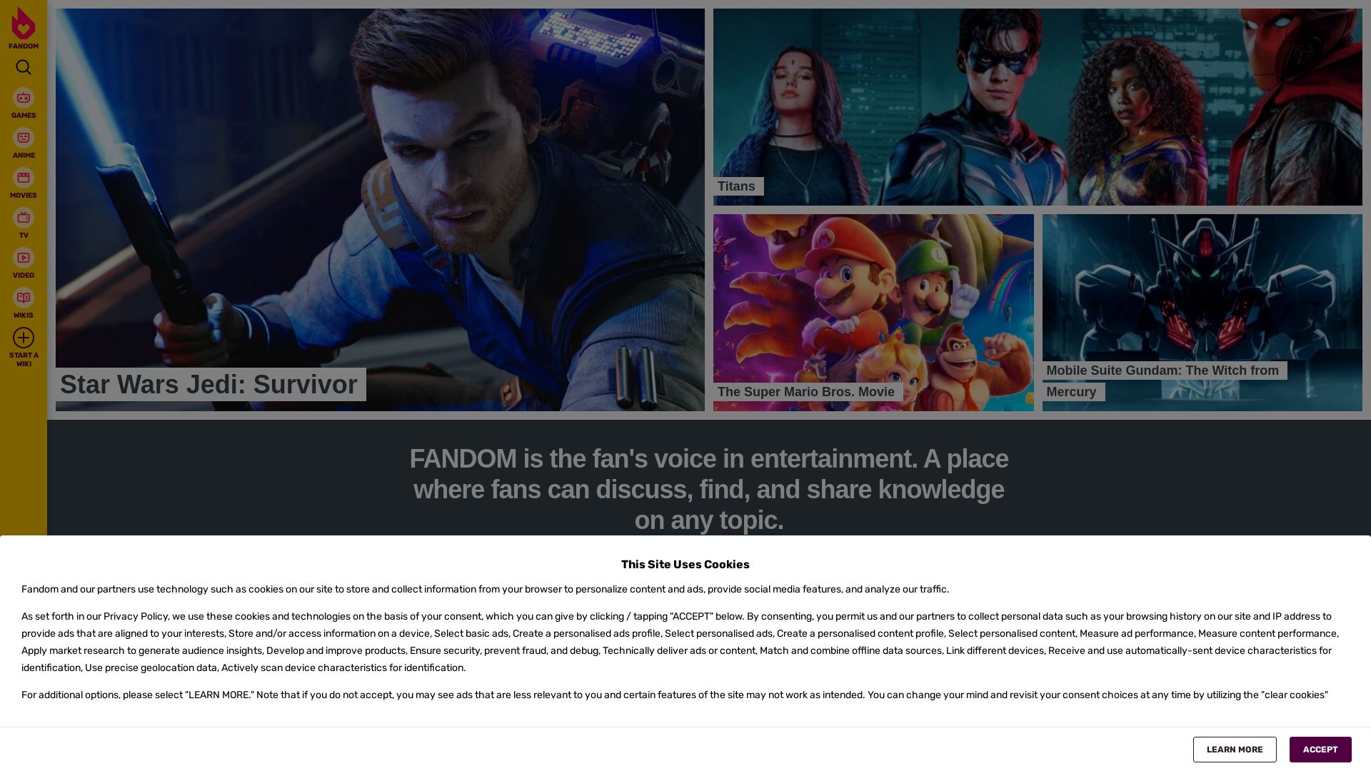 Webseitenstatus wikia.com ist   ONLINE