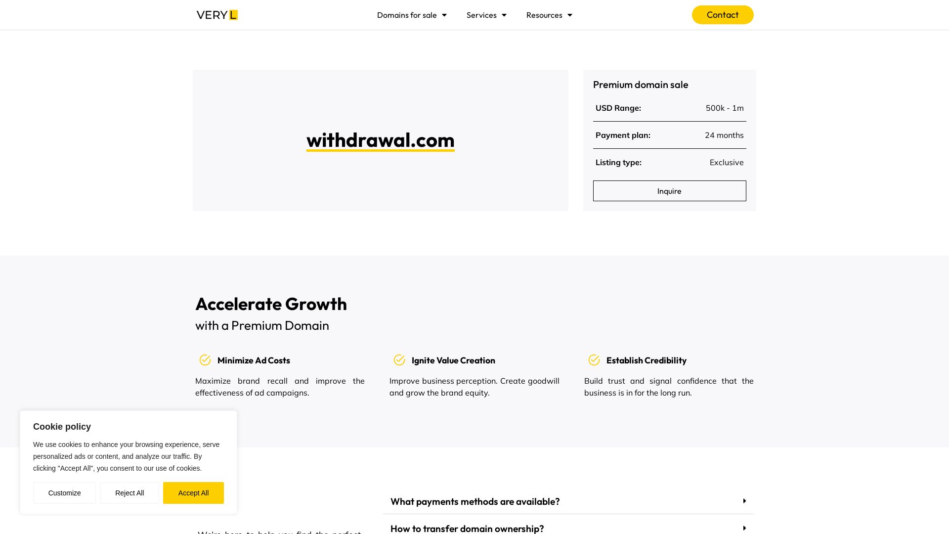 Webseitenstatus withdrawal.com ist   ONLINE